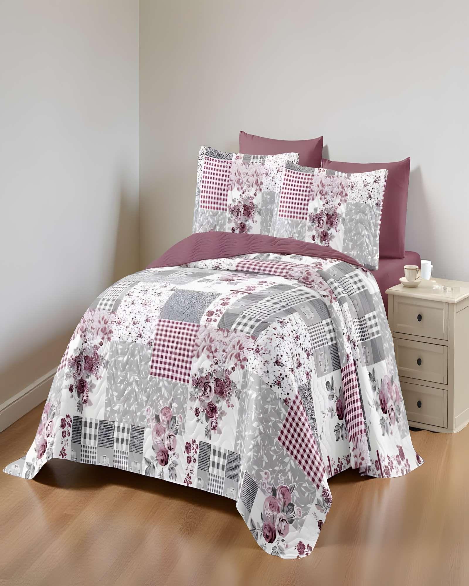 CUBRECAMA QUILT DE VERANO KING MULTICOLOR 06-3