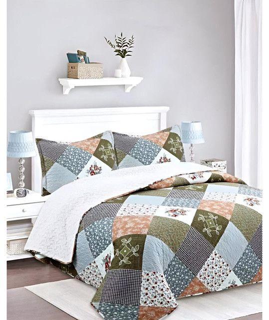 CUBRECAMA QUILT SHERPA OTOÑO INVIERNO 2 PLAZAS C32-2