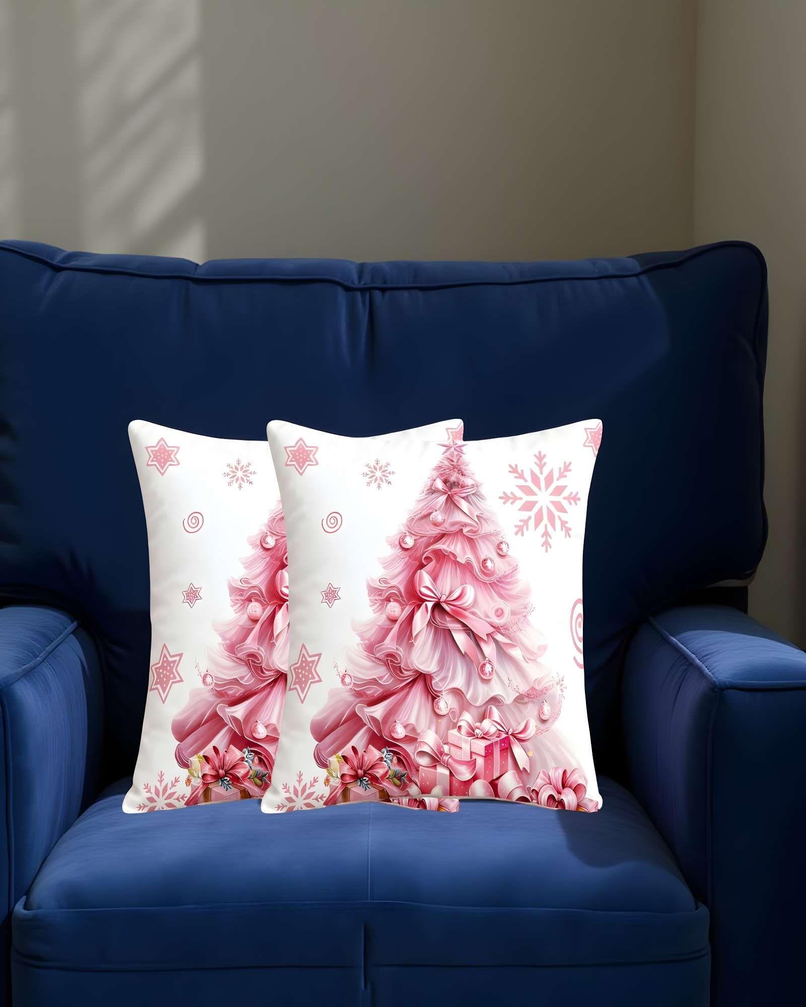 SET DE 2 FUNDAS DE COJINES DE NAVIDAD 45X45 CM A12-3