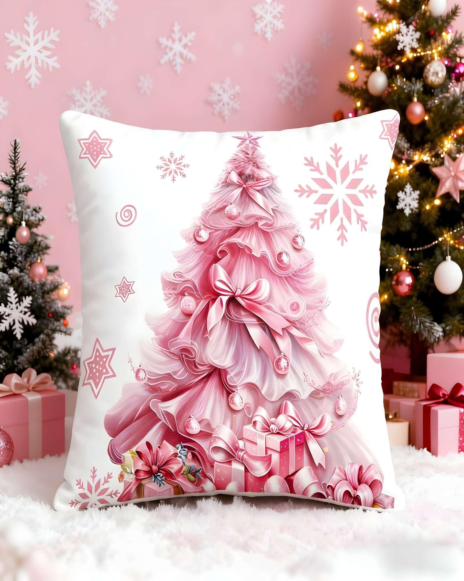 SET DE 4 FUNDAS DE COJINES DE NAVIDAD 45X45 CM A12-2