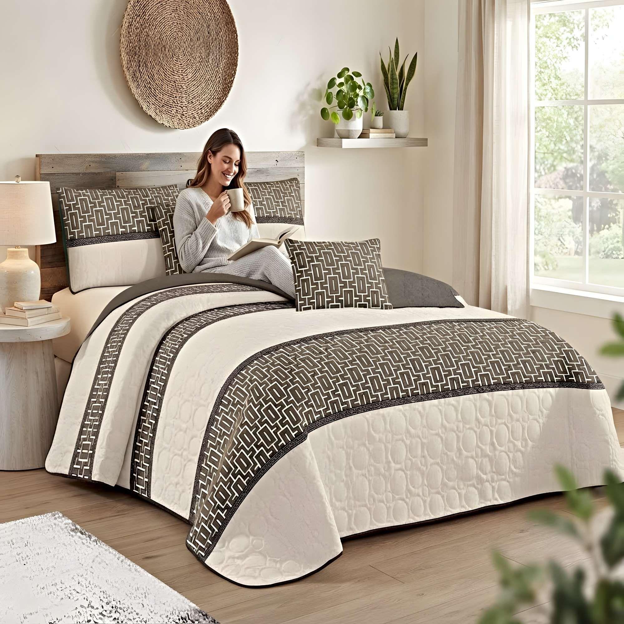 CUBRECAMA QUILT DE VERANO LIVIANO KING C11-2
