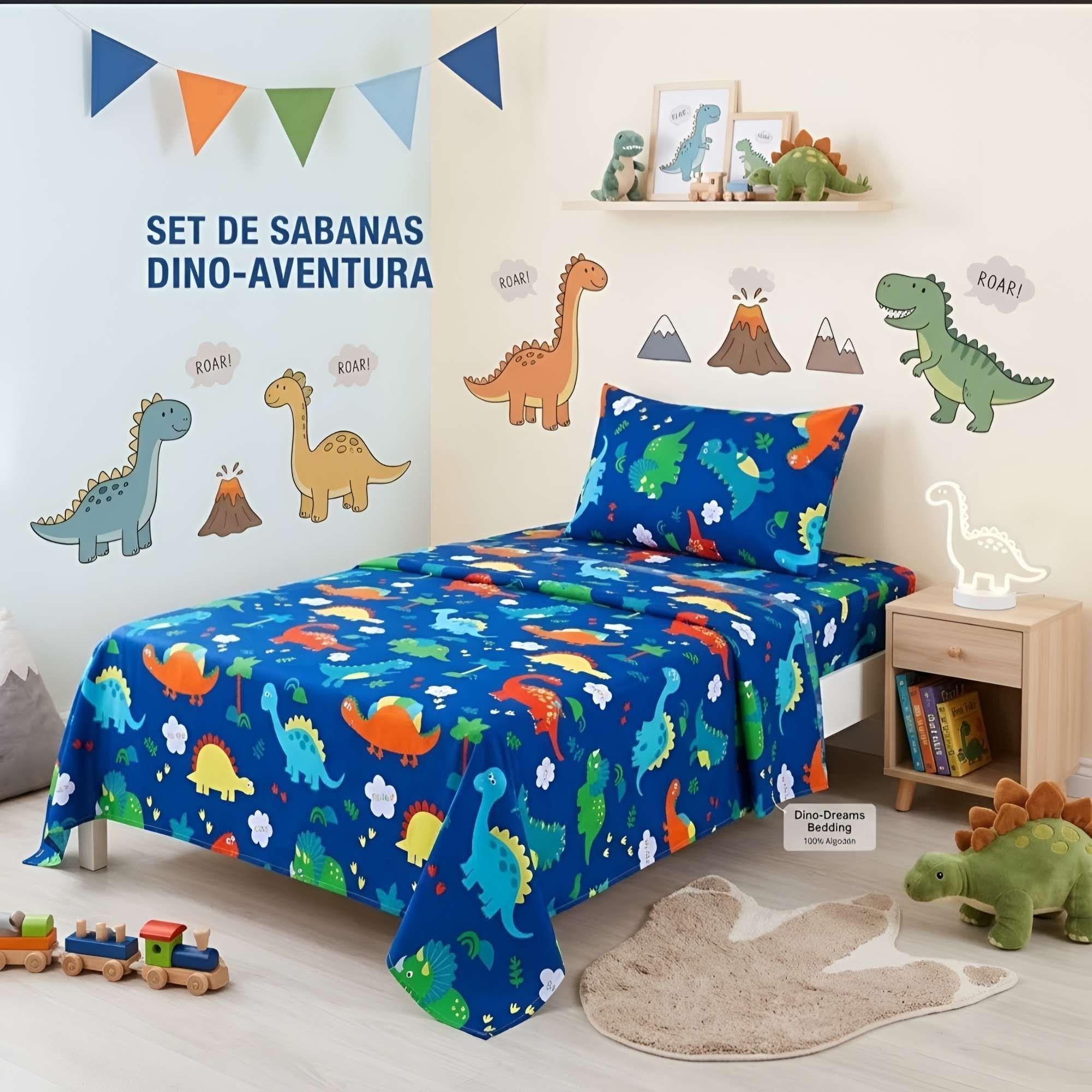JUEGO DE SABANA INFANTIL DE 100 HILOS 1 PLAZA D5-1