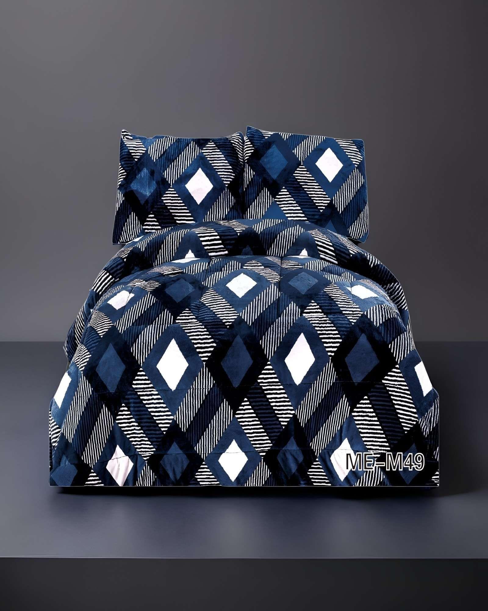 COBERTOR CON CHIPORRO 2 PLAZAS 230X250CM GRIS B28-2