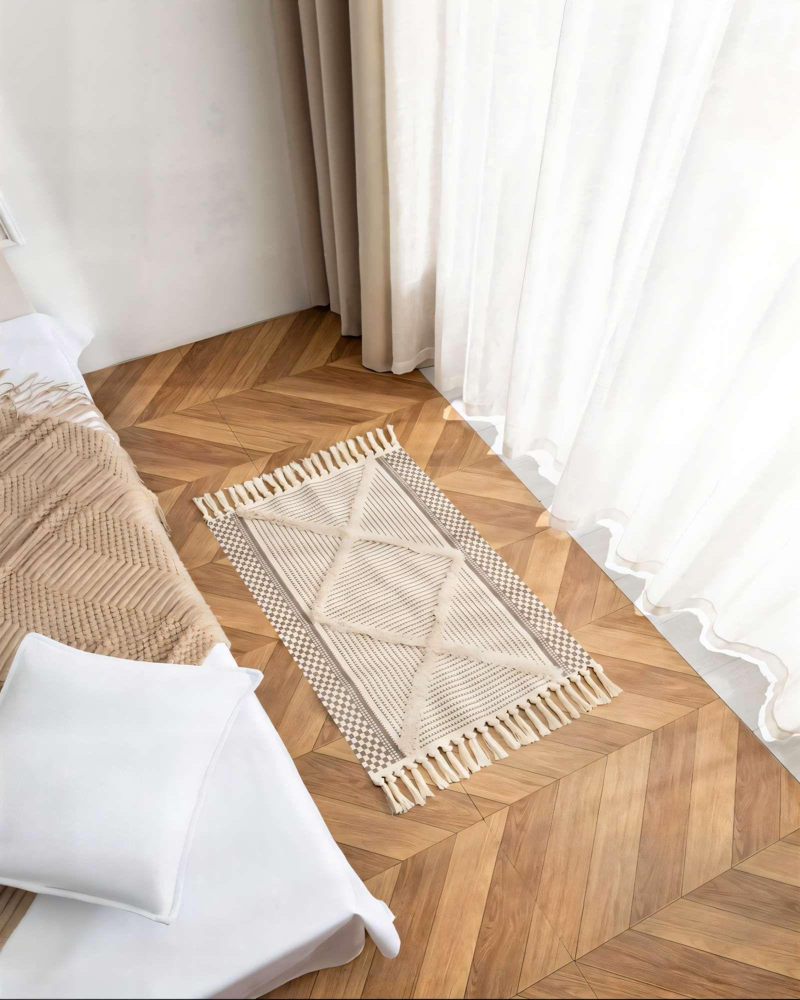 ALFOMBRA BAJADAS DE CAMA BOHO DECORATIVAS 8-2