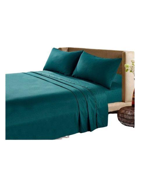 SABANAS 150 HILOS PLAZA Y MEDIA VERDE-1