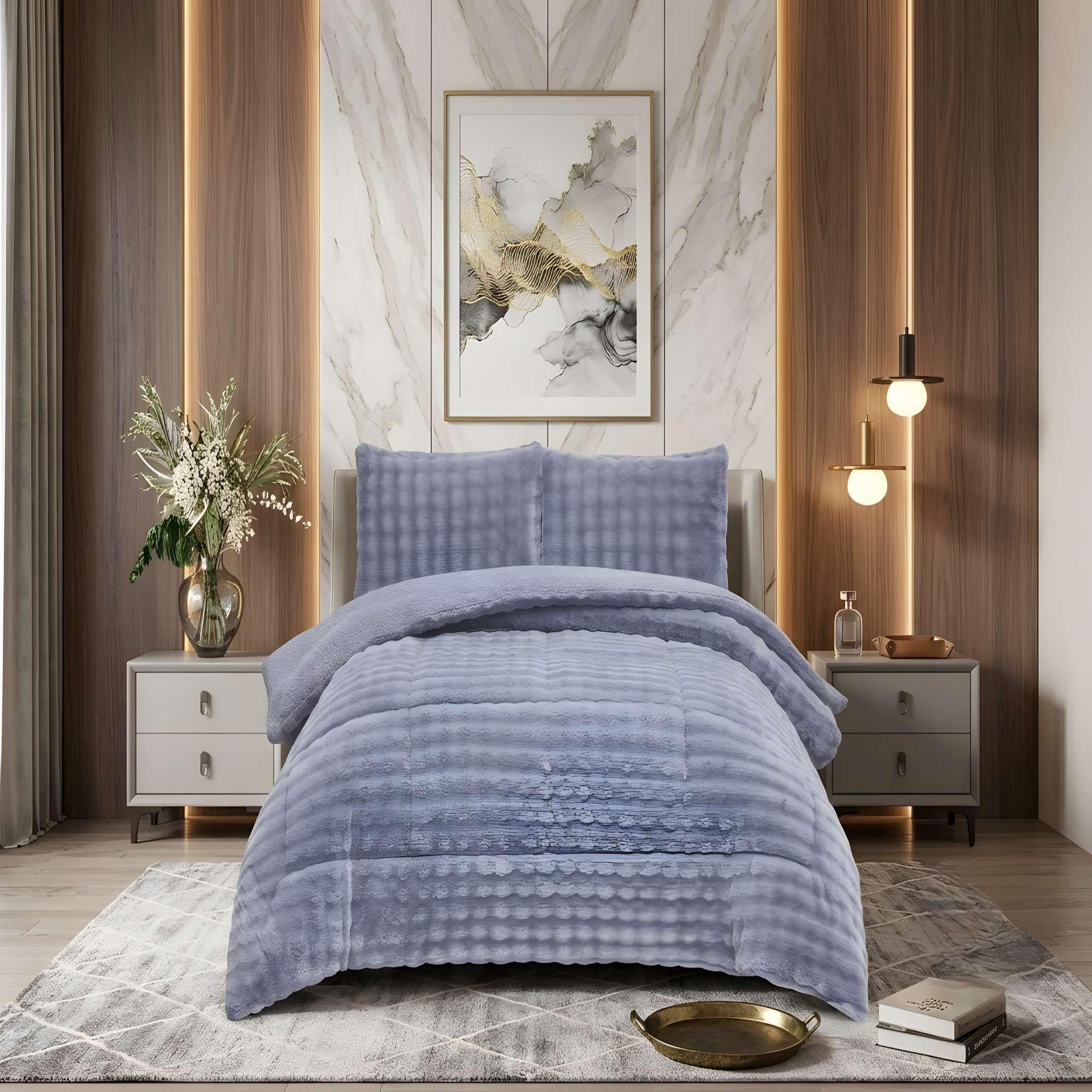 COBERTOR ALTO CONFORT 1.5P 180CM X 230CM COLOR GRIS-0