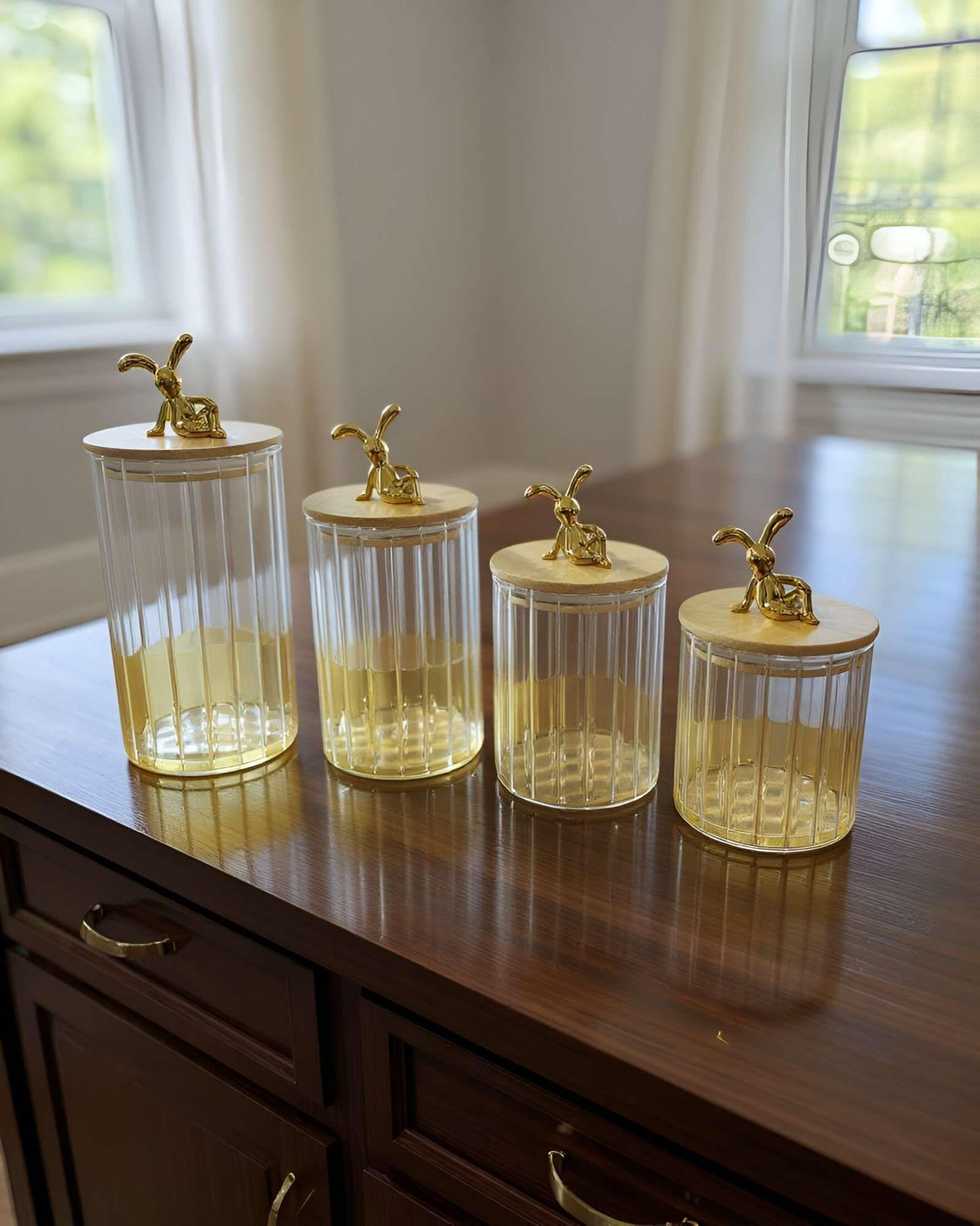 Set de 4 contenedores con diseño unico 01-4