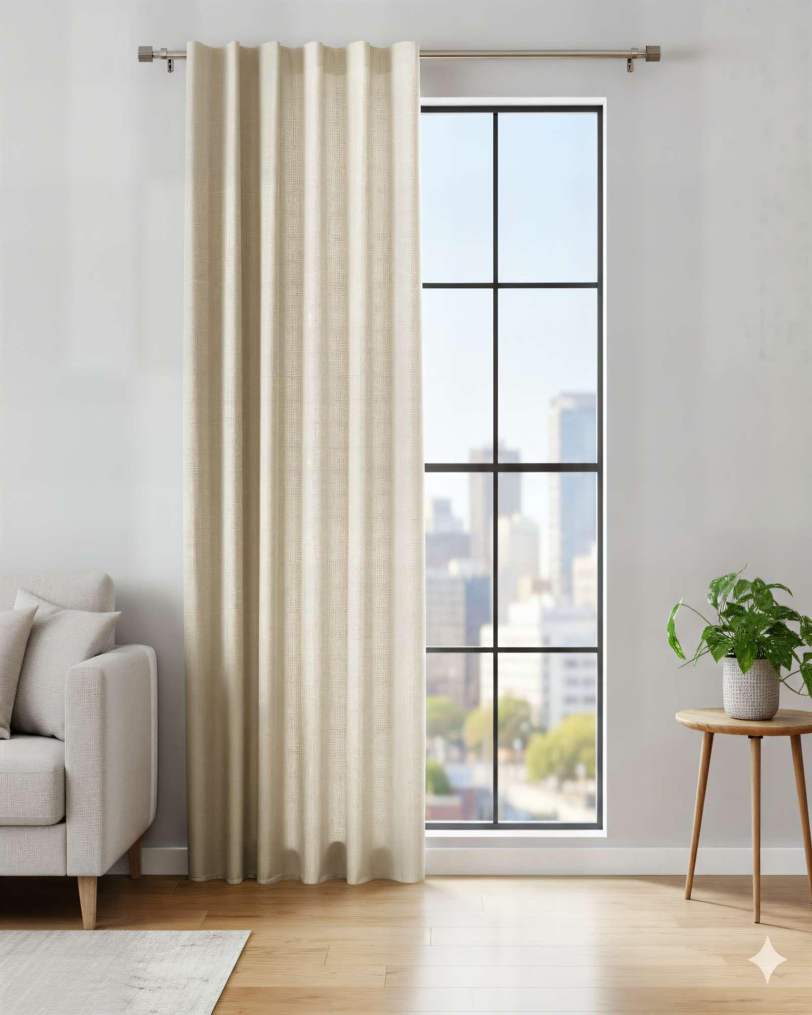 CORTINA BLACKOUT ENGOMADA 2 PAÑOS COLOR BEIGE-3