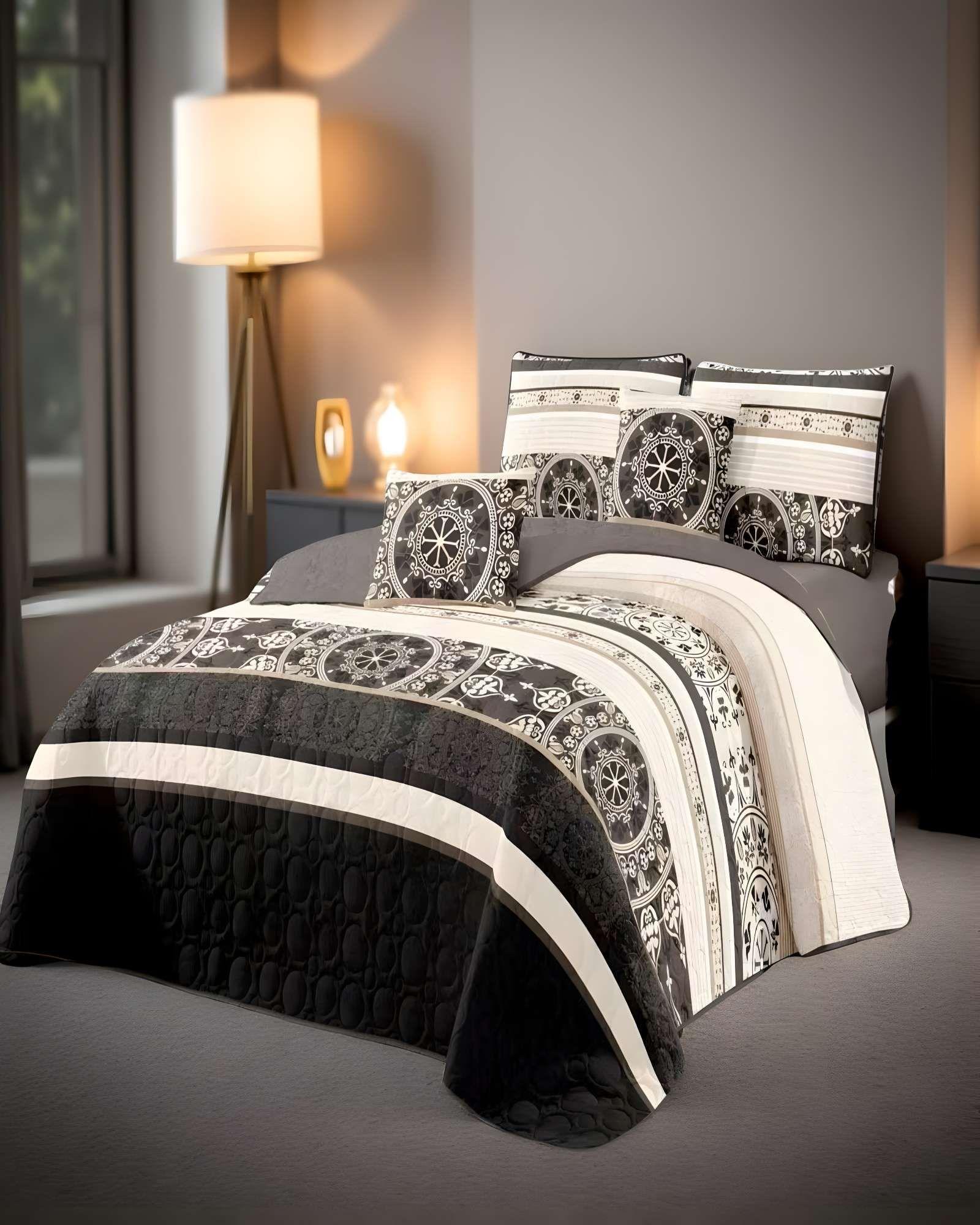 CUBRECAMA CON DISEÑOS ÚNICOS KING 250 X 270 CM P16-3