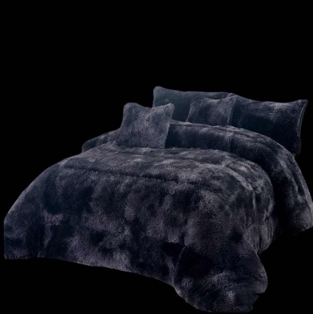 PLUMON CON CHIPORRO PELUDO 2P - NEGRO-2