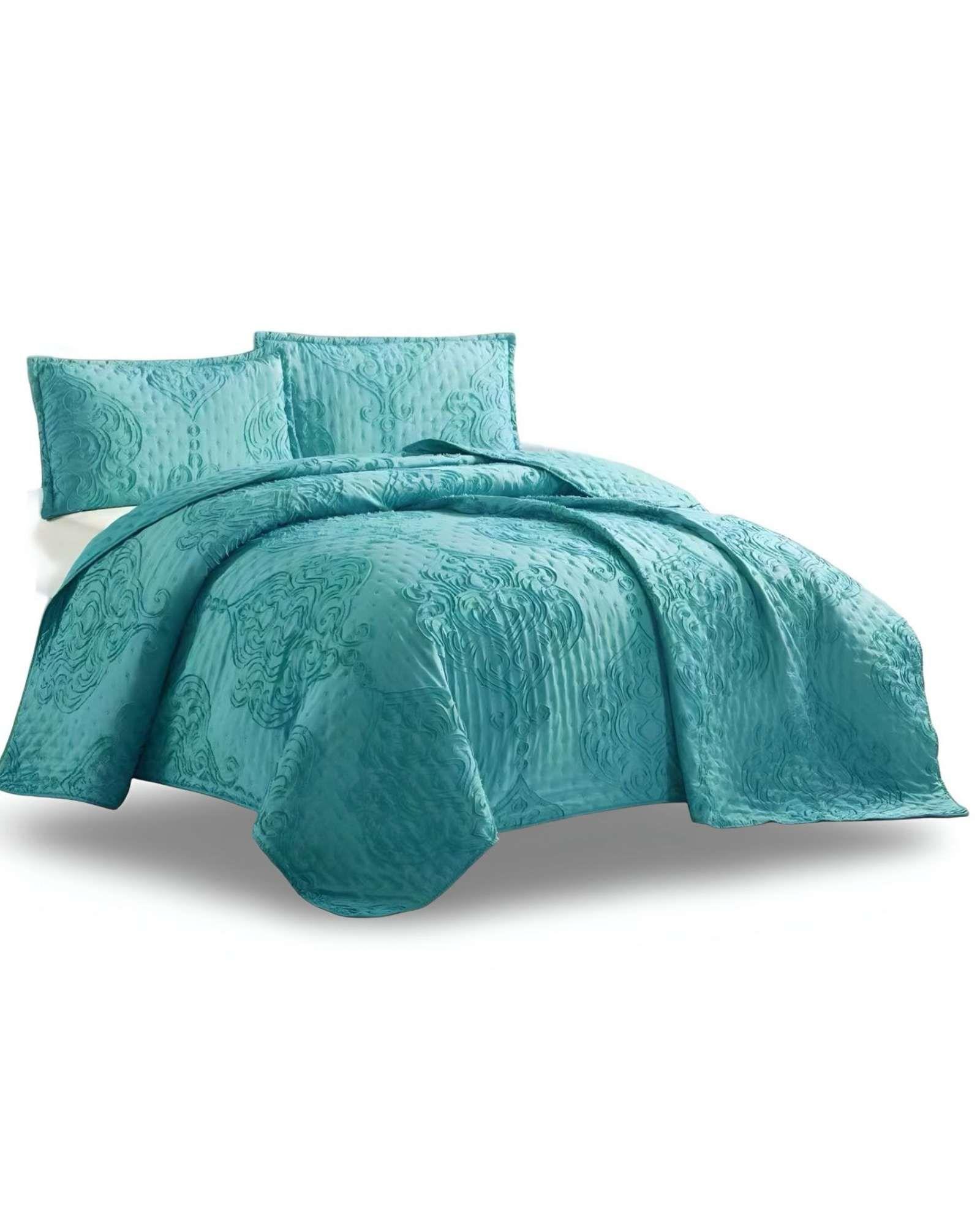 quilt cubrecama TUFTING DE LUJO SUAVE 2 PLAZAS 01-0