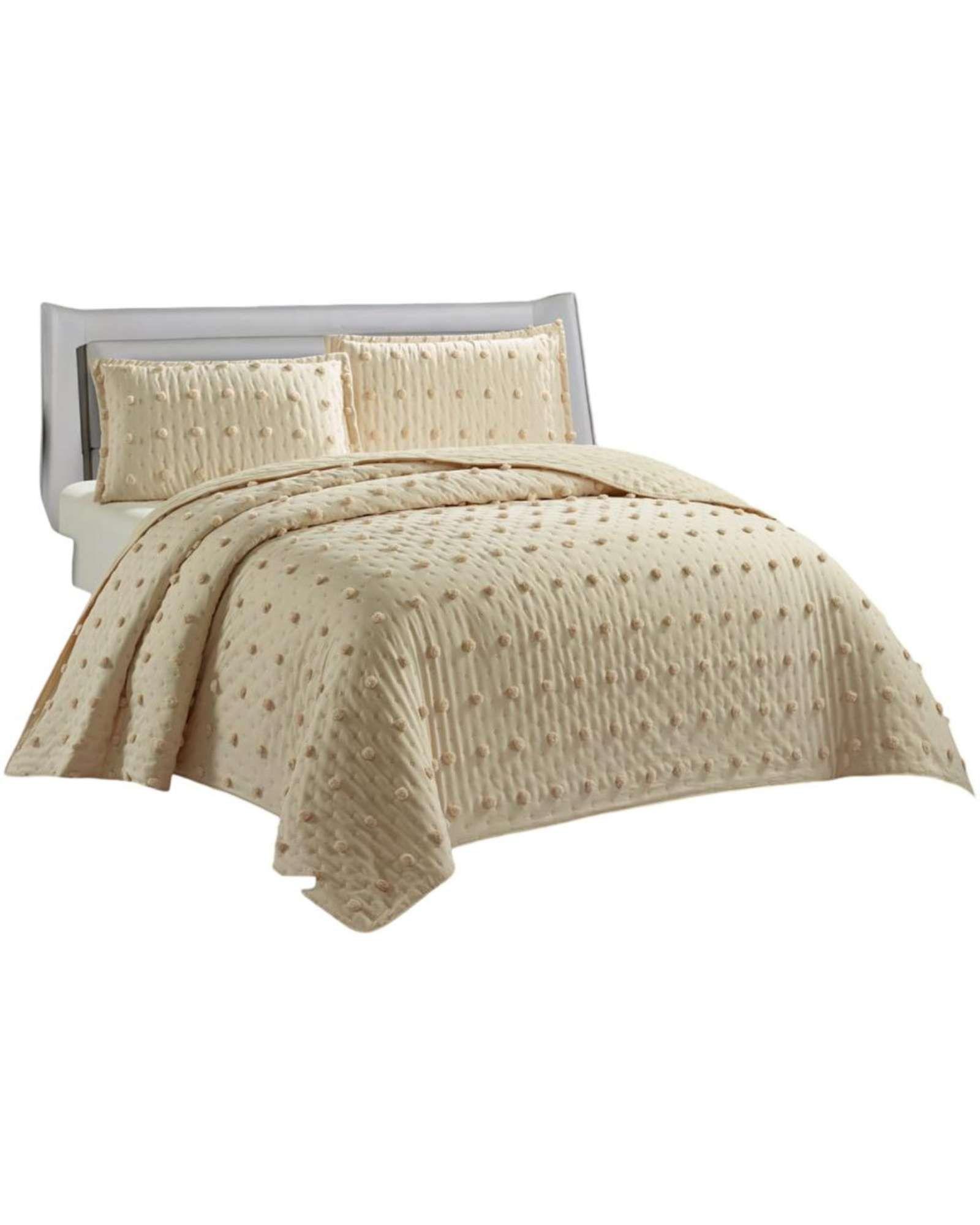 quilt cubrecama TUFTING DE LUJO SUAVE 2 PLAZAS T05-0