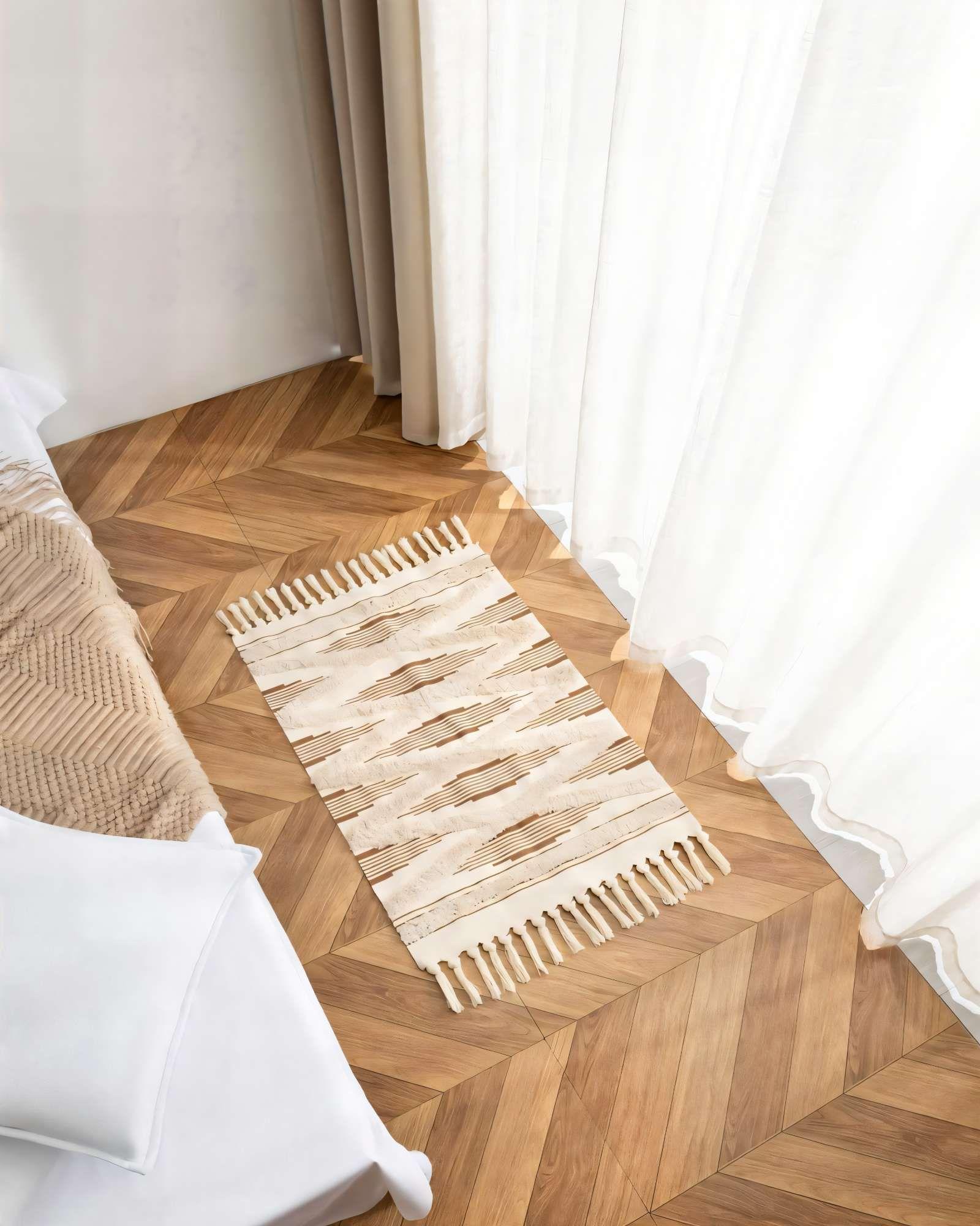 ALFOMBRA BAJADAS DE CAMA BOHO DECORATIVAS 2-2