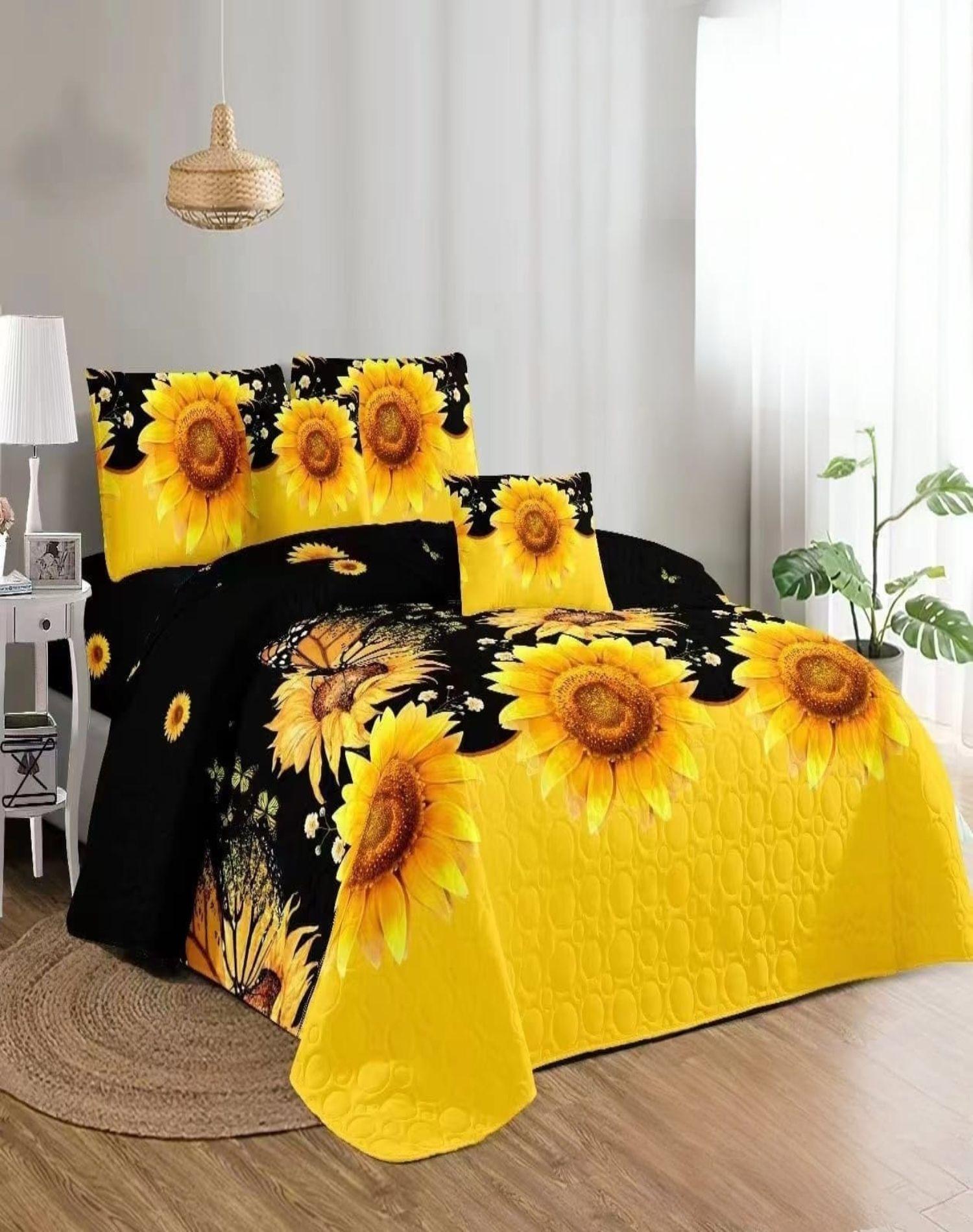 Cubrecama Quilt Diseño 2 Plazas - Primavera Verano B6-2
