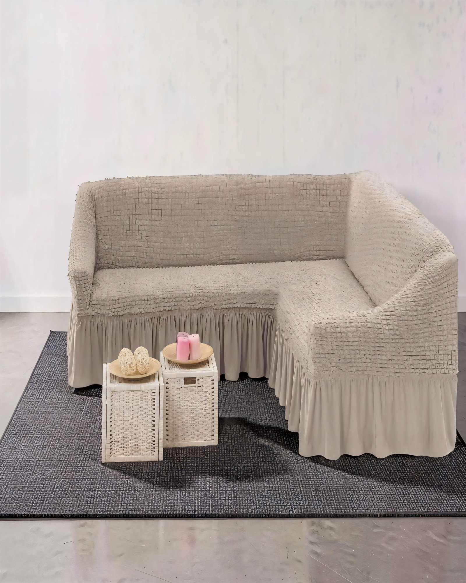 FUNDA DE SOFÁ TURCO EN FORMA DE L COLOR BEIGE-3