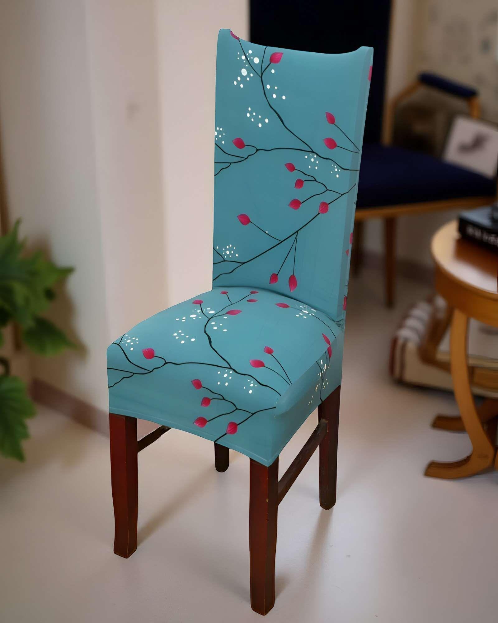 PACK DE 6 FUNDAS PARA SILLA ELASTICADAS CON DISEÑO ESTAMPADO F6-2