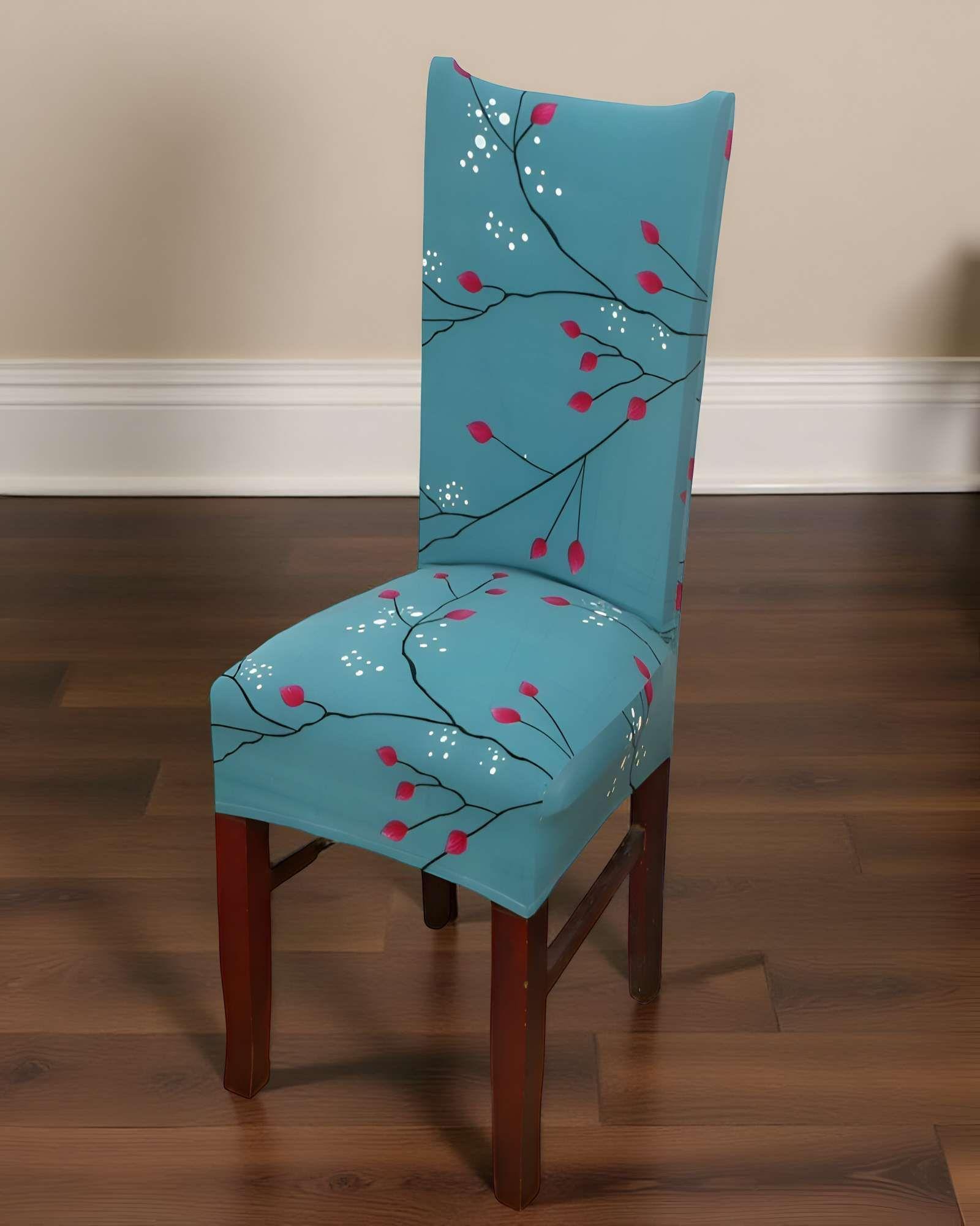 PACK DE 6 FUNDAS PARA SILLA ELASTICADAS CON DISEÑO ESTAMPADO F6-3