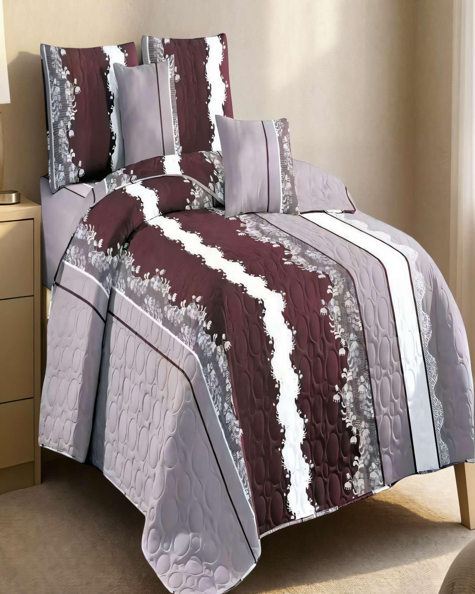 CUBRECAMA QUILT DE VERANO 2 PLAZAS CON DISENO 9-2