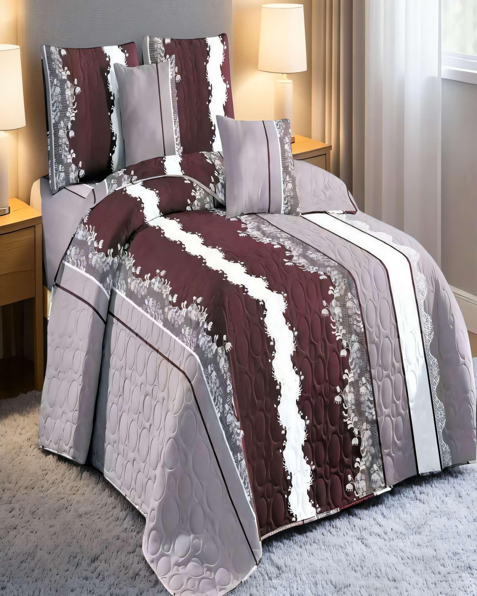 CUBRECAMA QUILT DE VERANO 2 PLAZAS CON DISENO 9-3