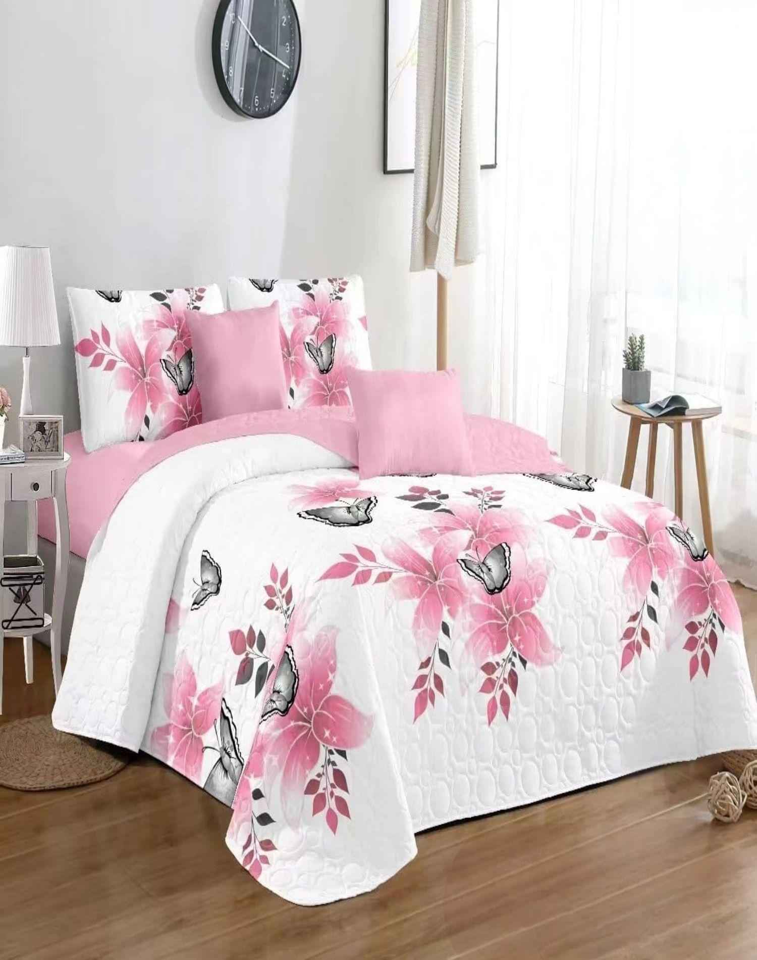 Cubrecama Quilt Diseño 2 Plazas - Primavera Verano A2-2