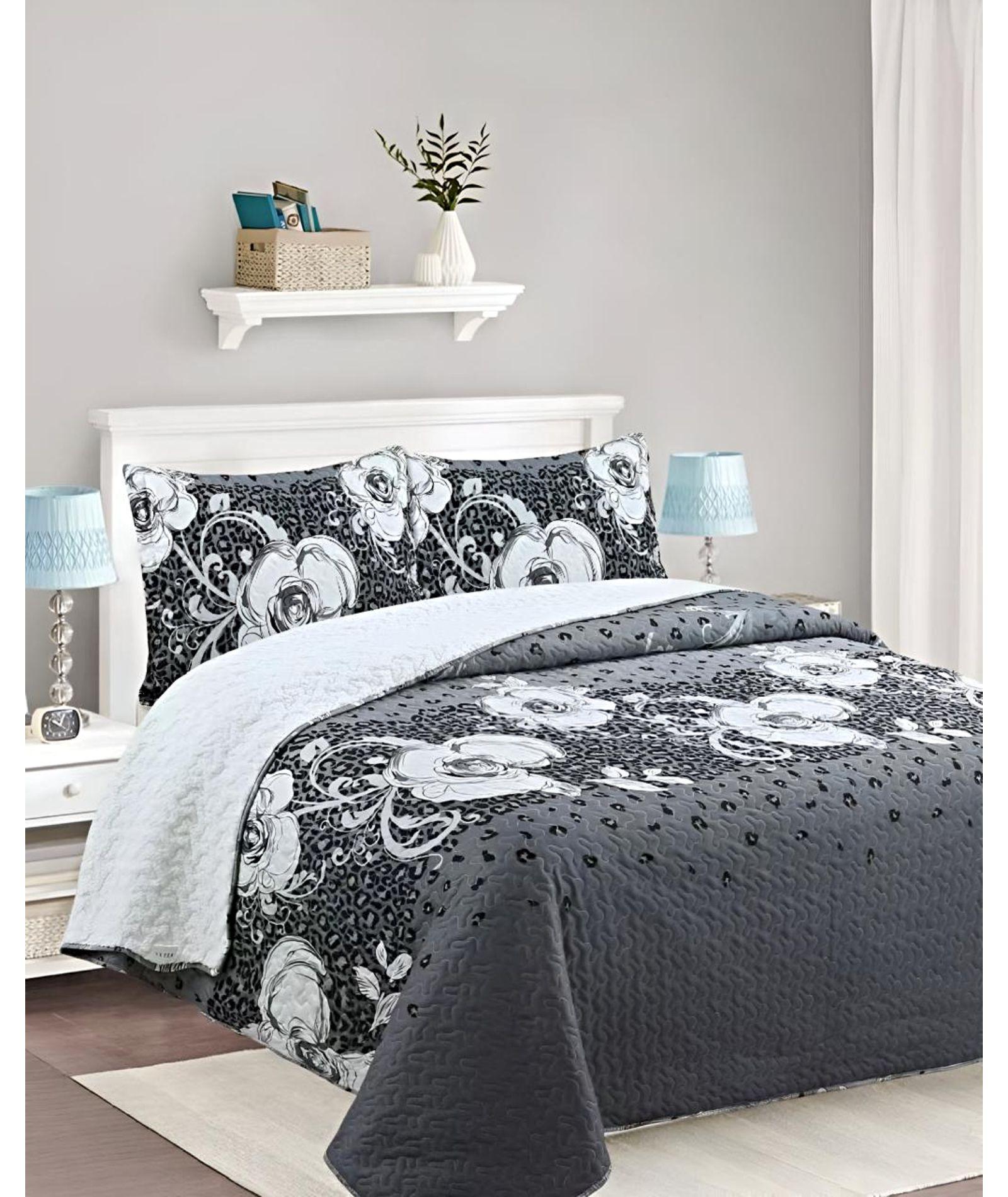CUBRECAMA QUILT SHERPA OTOÑO INVIERNO 2 PLAZAS C34-2