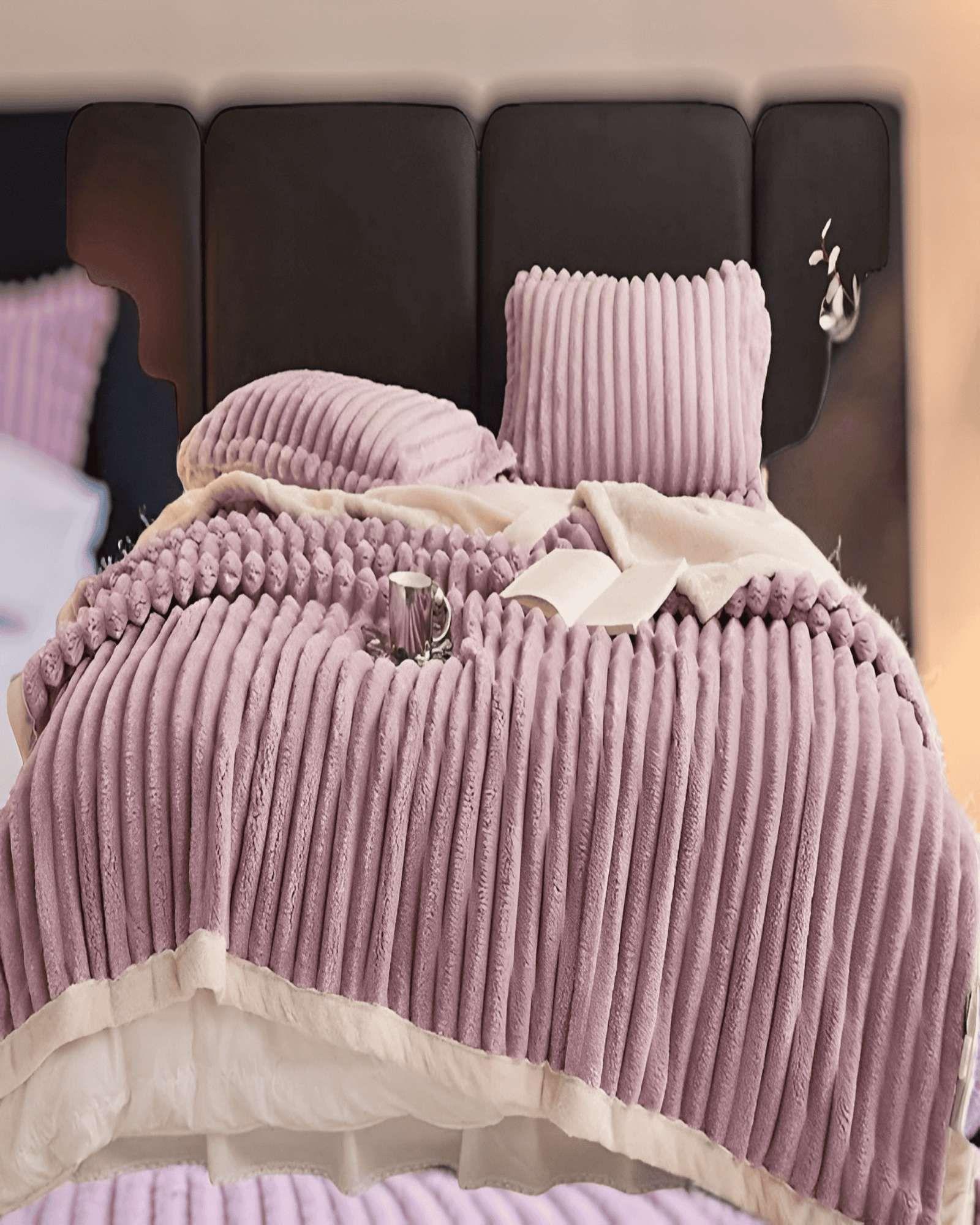 FRAZADAS CON SHERPA  LINEAL 2P 06-2