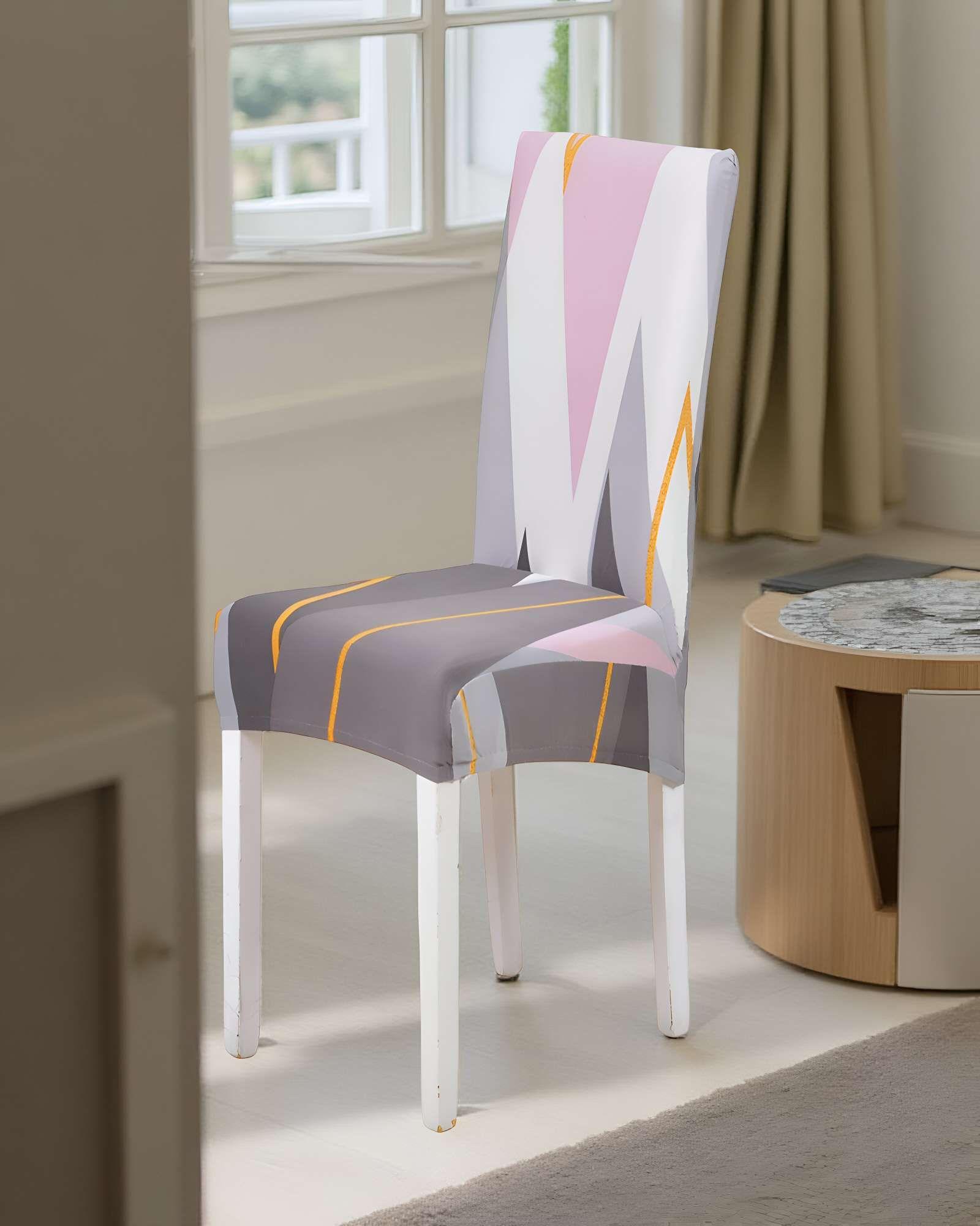 PACK DE 6 FUNDAS PARA SILLA ELASTICADAS CON DISEÑO ESTAMPADO F24-2