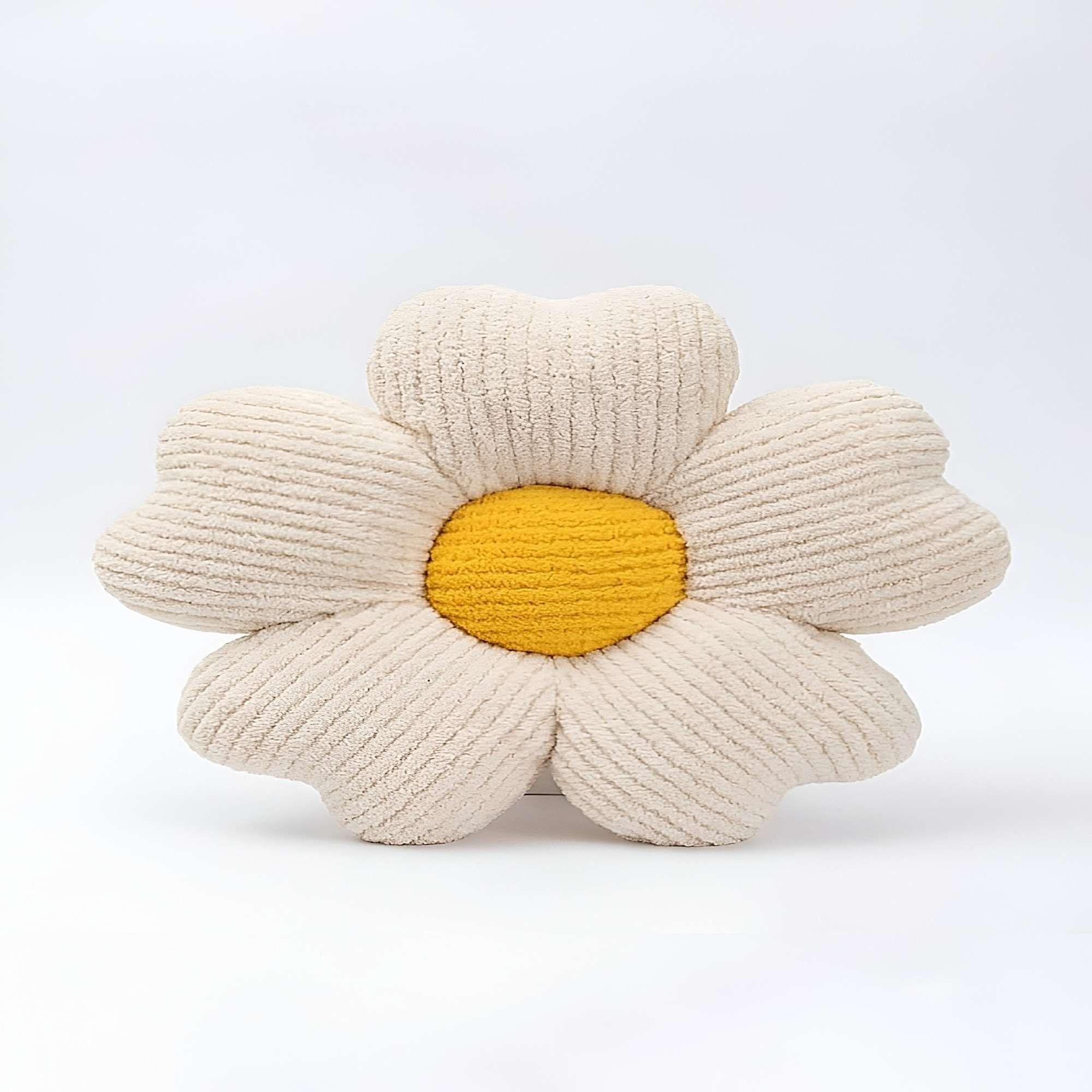 PACK DE 6 COJINES EN FORMA DE FLOR BLANCO-1