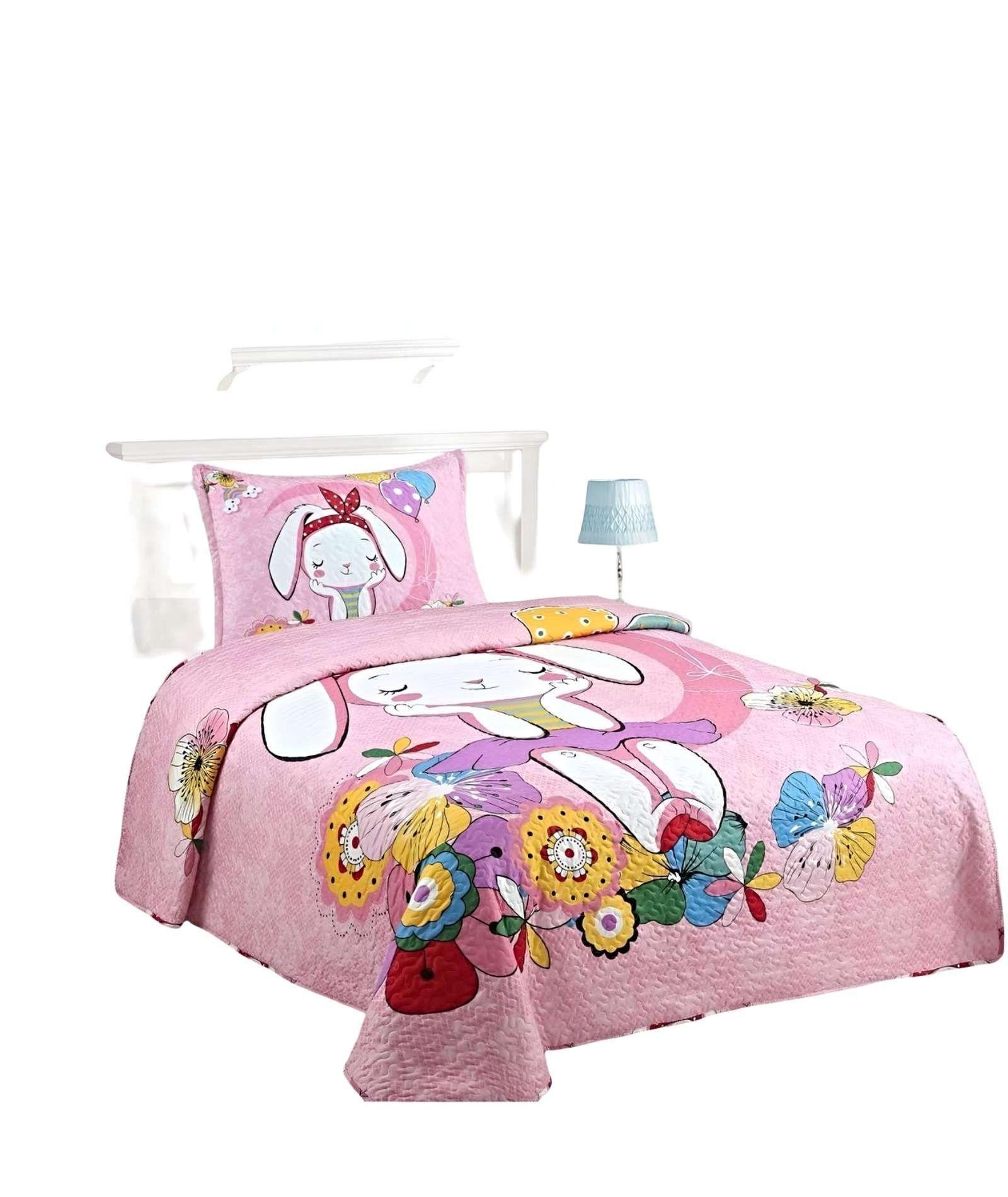 CUBRECAMA QUILT DE VERANO PLAZA Y MEDIA A11-0