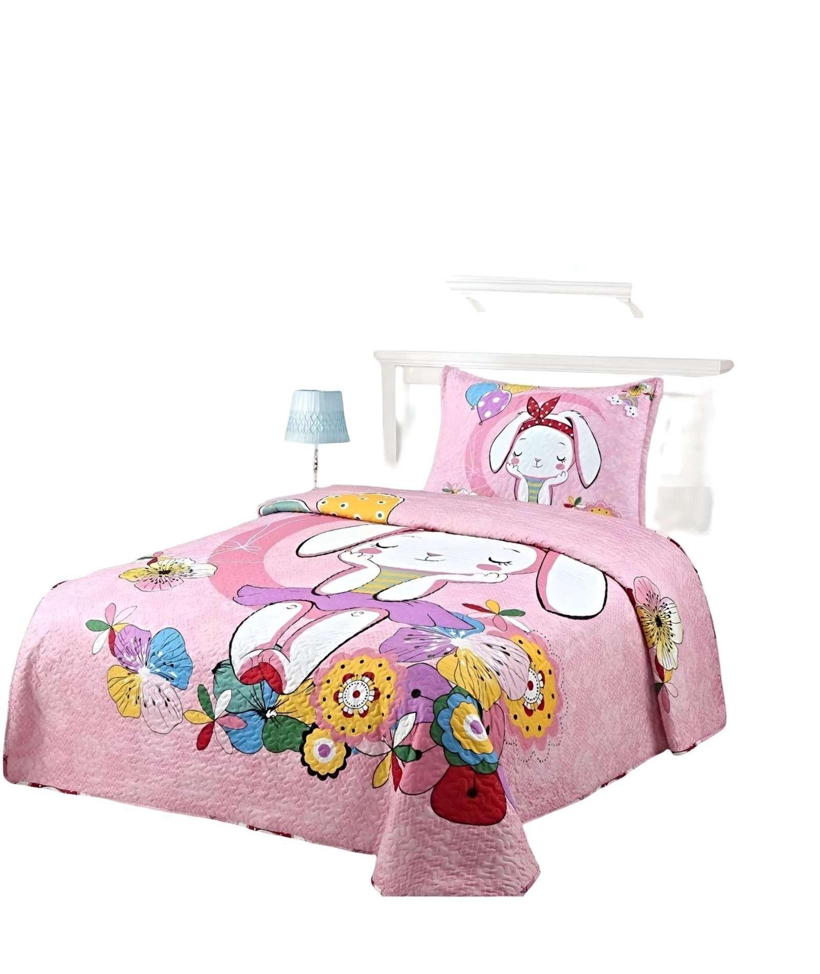 CUBRECAMA QUILT DE VERANO PLAZA Y MEDIA A11-1