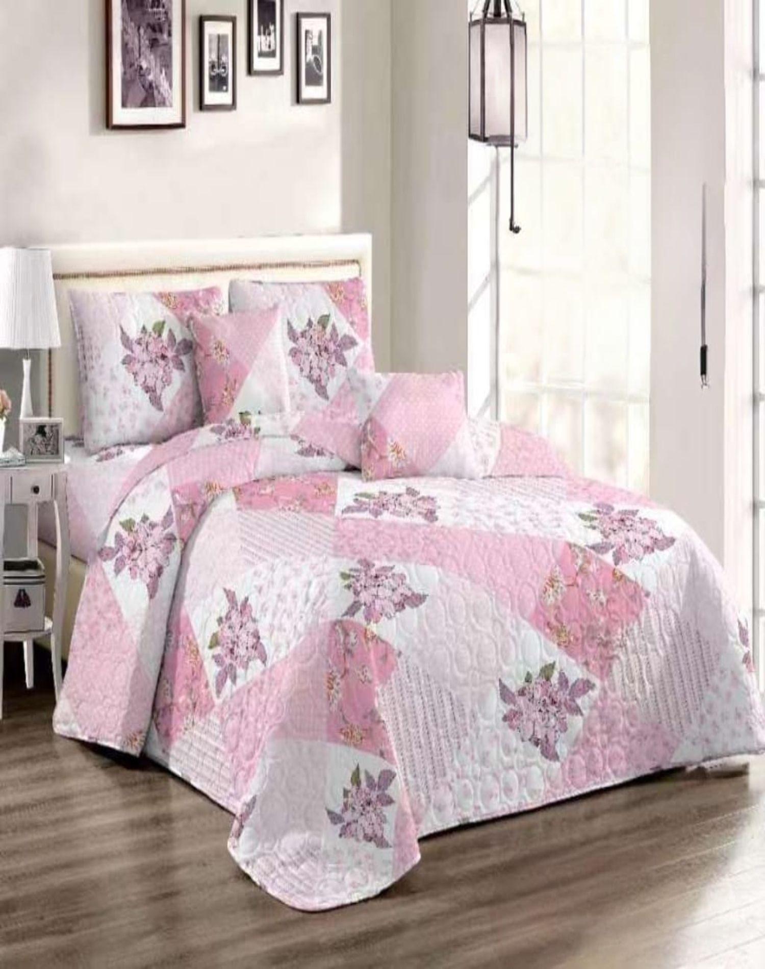Cubrecama Quilt Diseño 2 Plazas - Primavera Verano B3-2