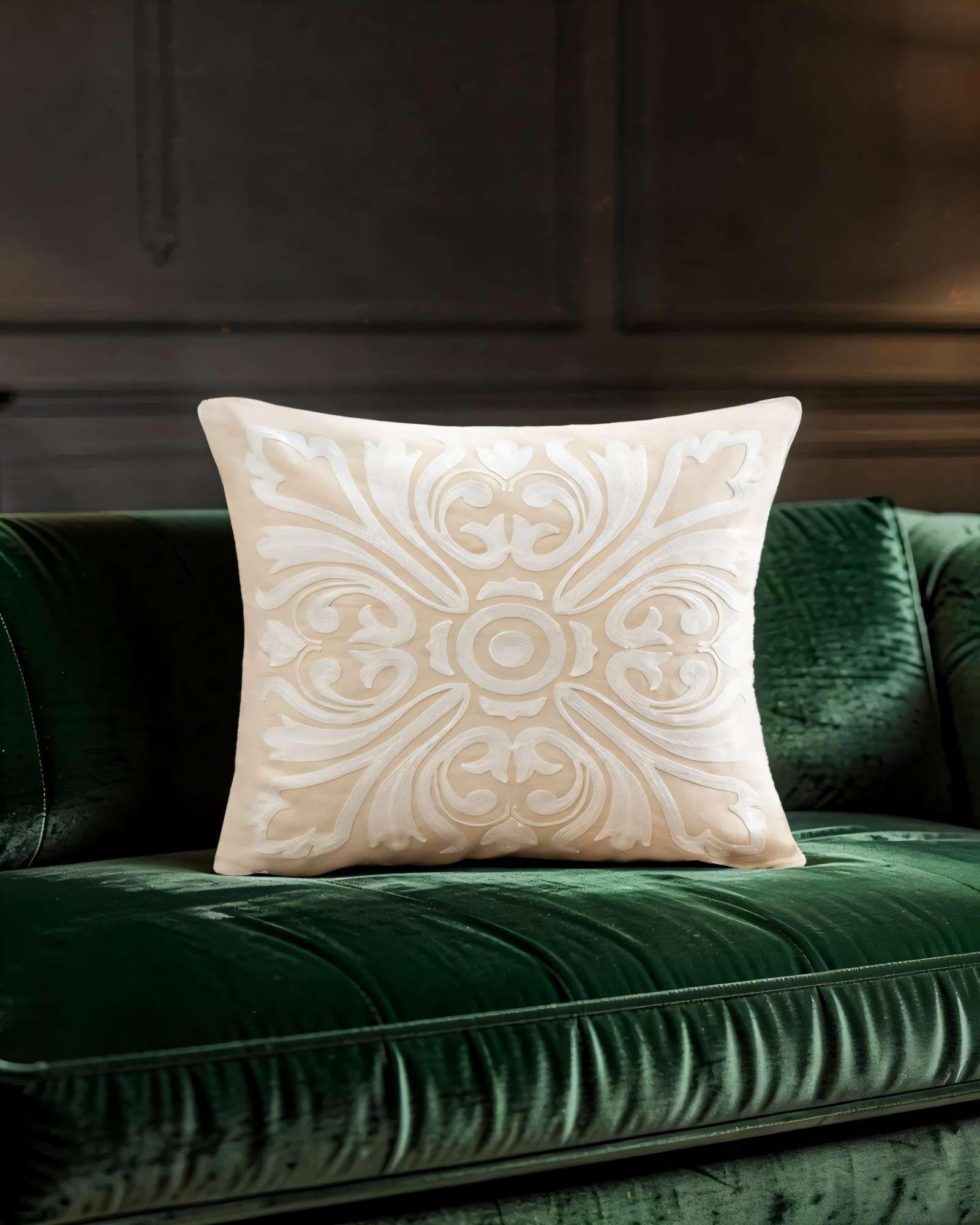 PACK DE 4 FUNDAS DE COJIN 45CMX45CM BORDADAS F3-3