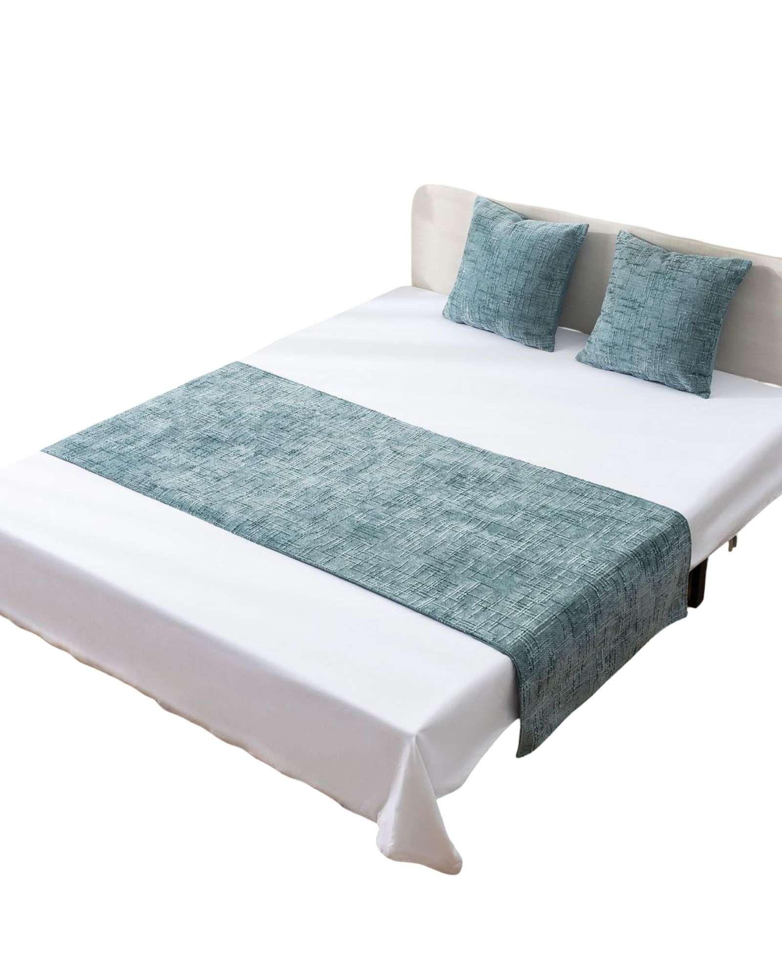 PIECERA SIN FUNDAS MODELO CHENILLE TURQUESA-2