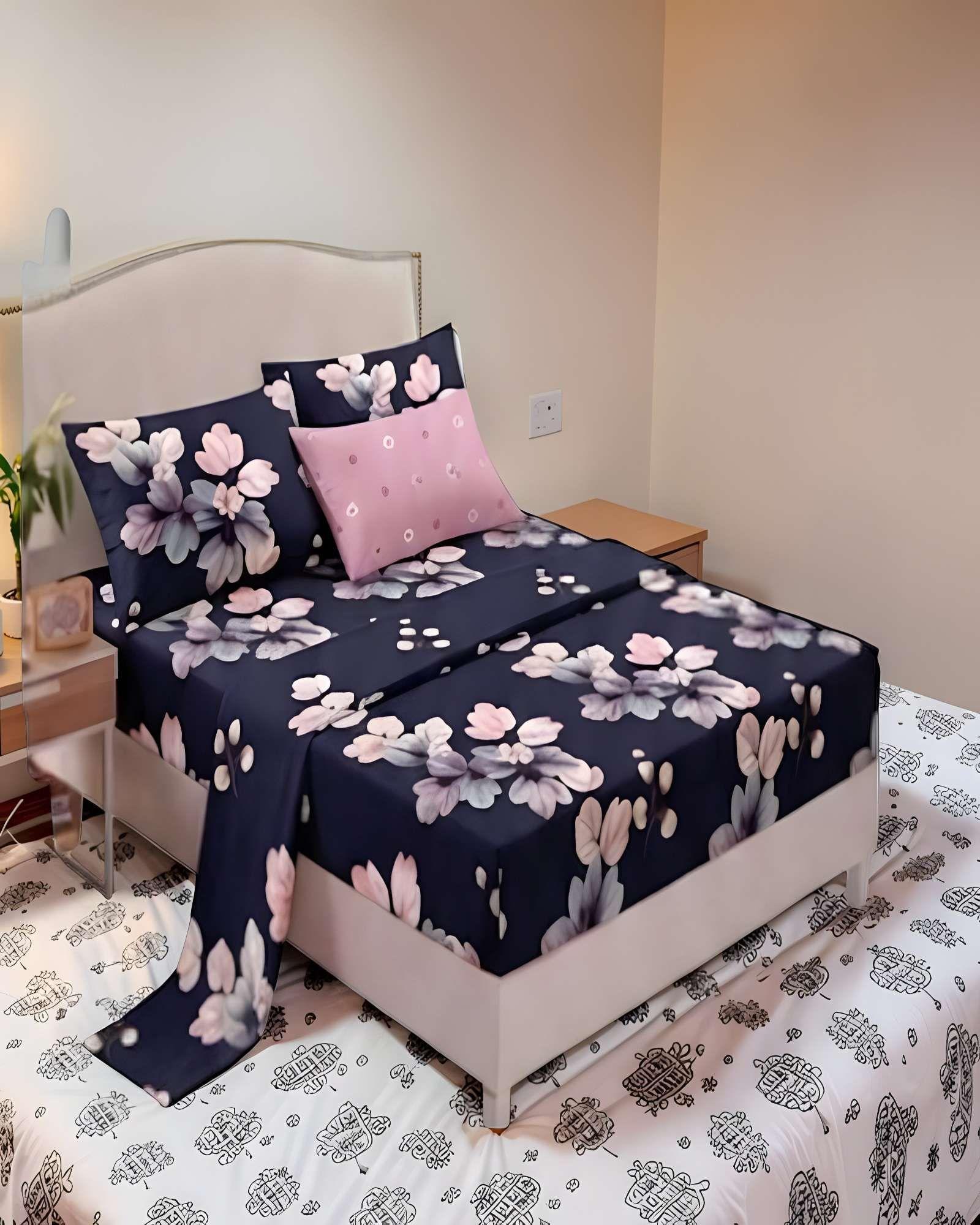 JUEGO DE SABANAS GENERICAS CON DISEÑO KING S01-2