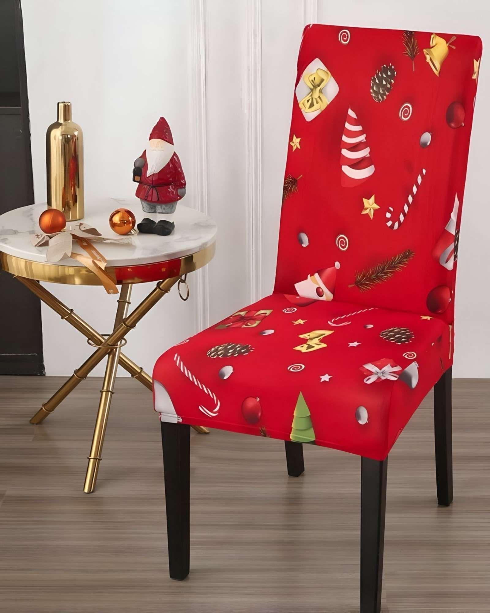 SET DE 6 FUNDAS PARA SILLAS DE NAVIDAD N12-3