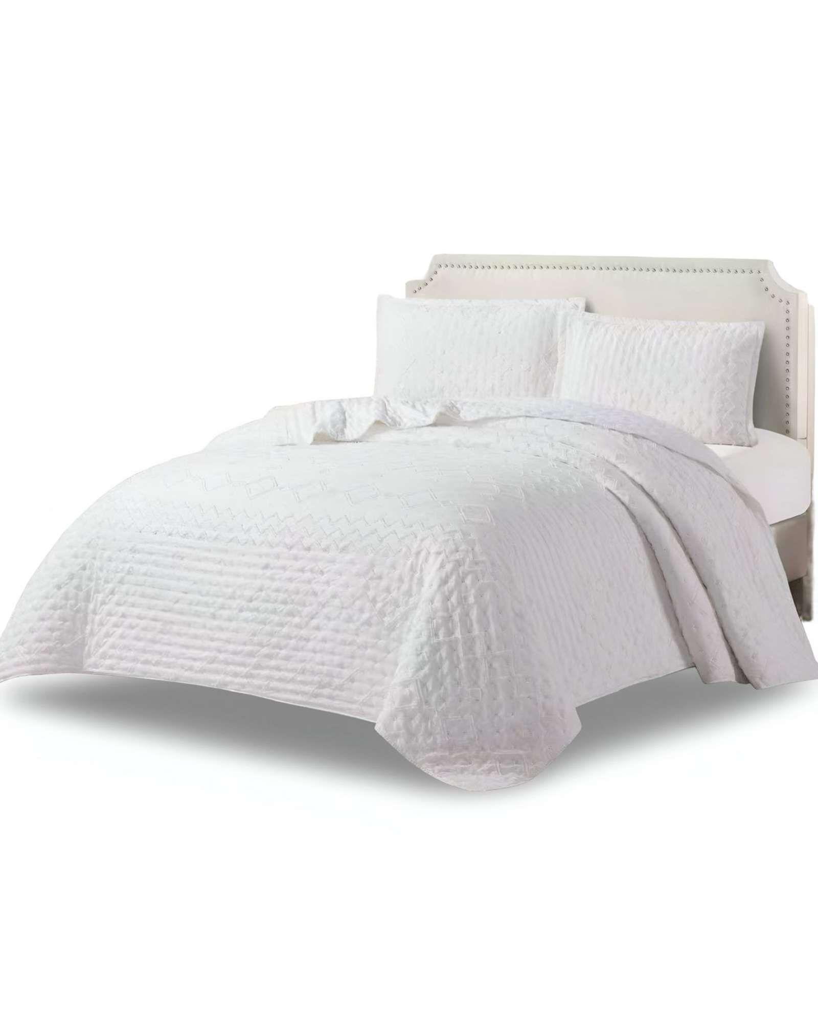 quilt cubrecama TUFTING DE LUJO SUAVE 2 PLAZAS 09-1