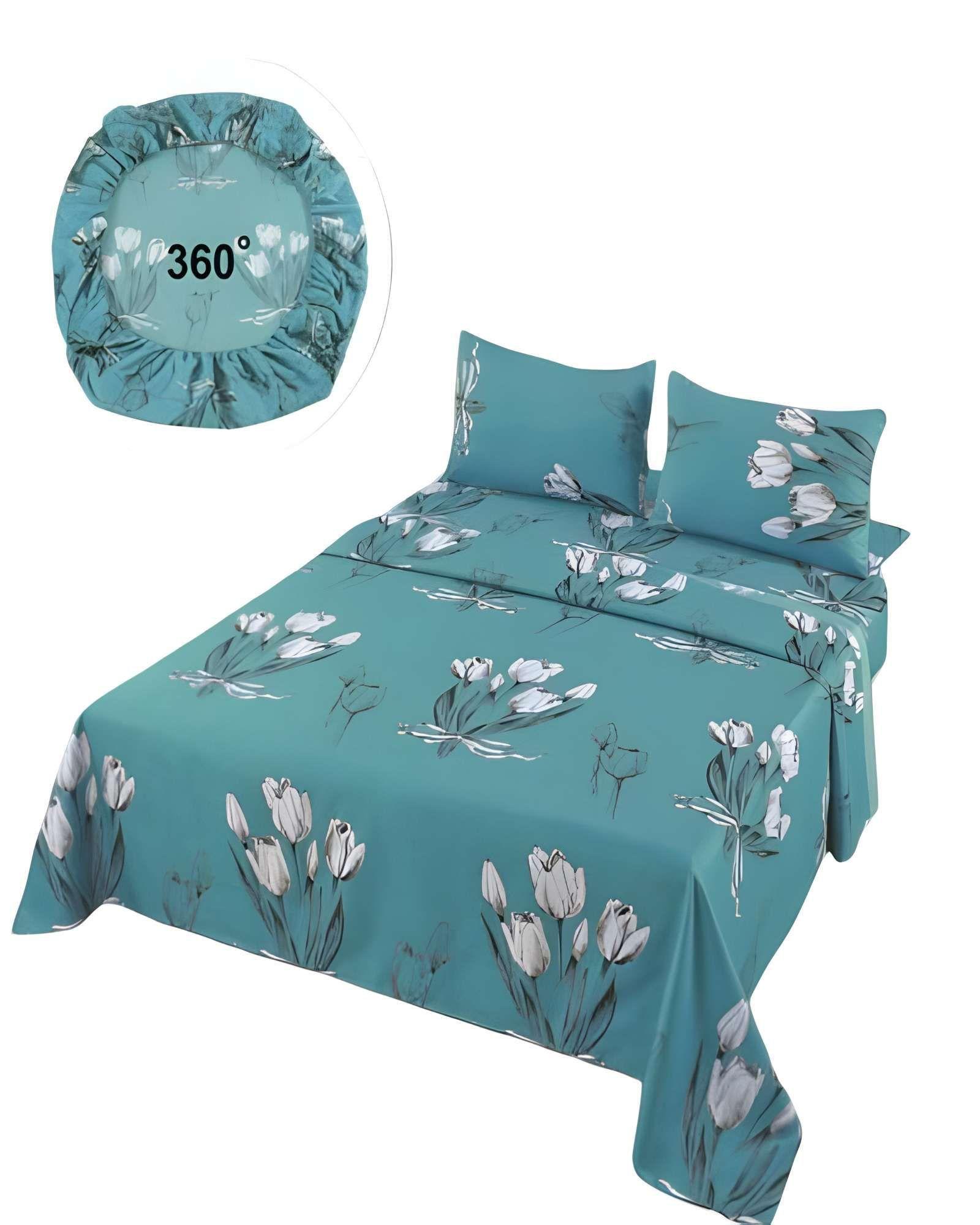 JUEGO DE SABANAS CASA SOL SUPER KING TURQUESA-1