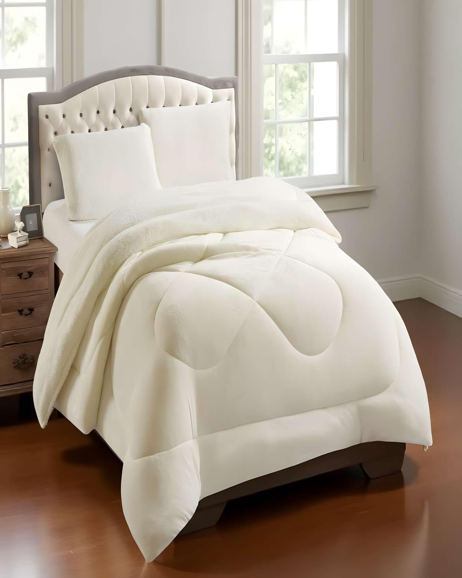 COBERTOR DE INVERNO PLUSH CON CHIPORRO CS KING BLANCO INVIERNO-3