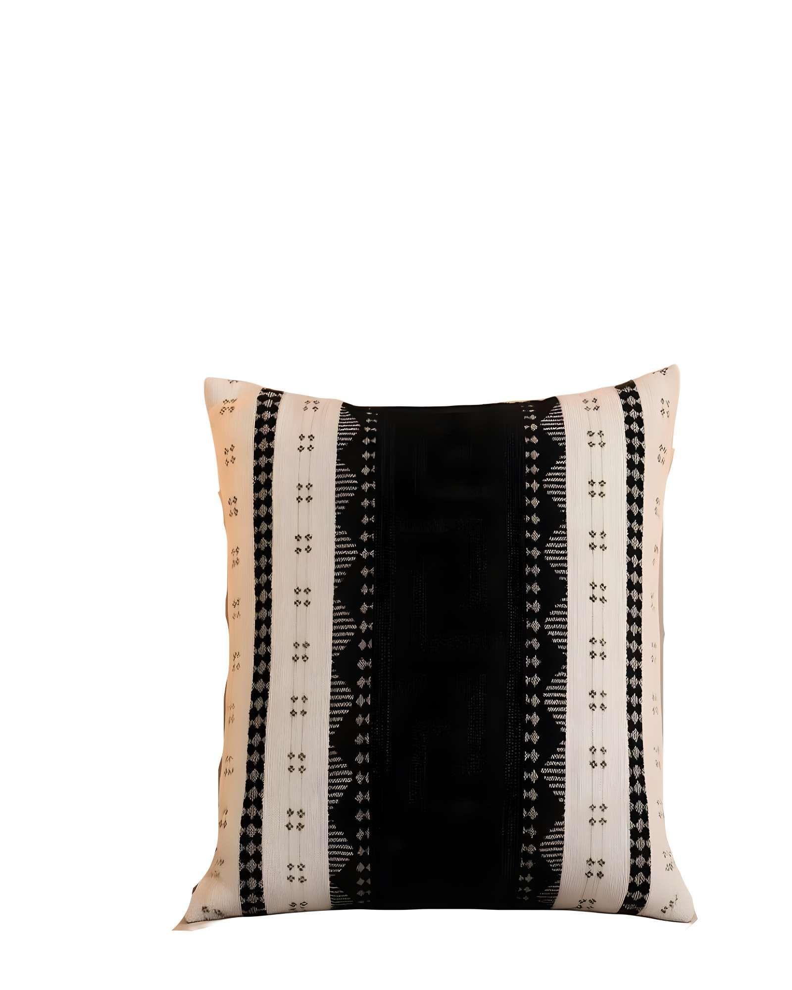 SET DE 4 FUNDAS DE COJIN CHENILLE MANDALA 45X45 BLANCO 01-1