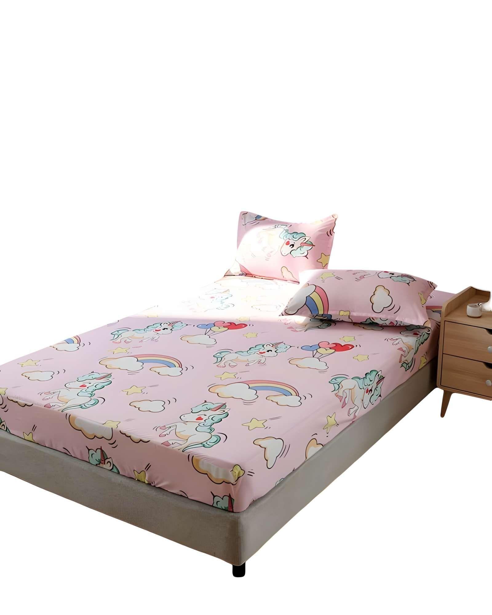 JUEGO DE SABANA INFANTIL DE 100 HILOS 1.5 PLAZAS D2-1