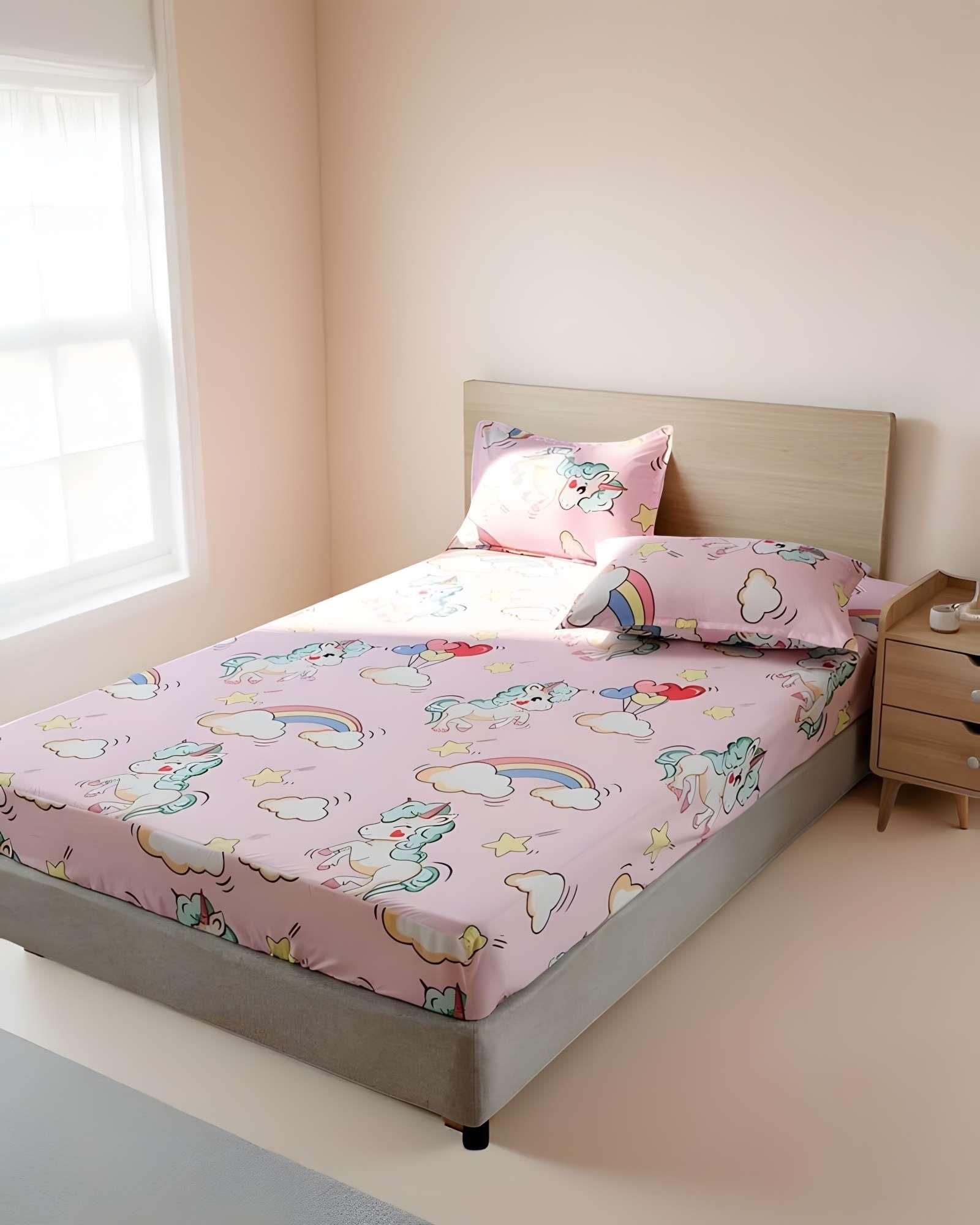 JUEGO DE SABANA INFANTIL DE 100 HILOS 1.5 PLAZAS D2-2