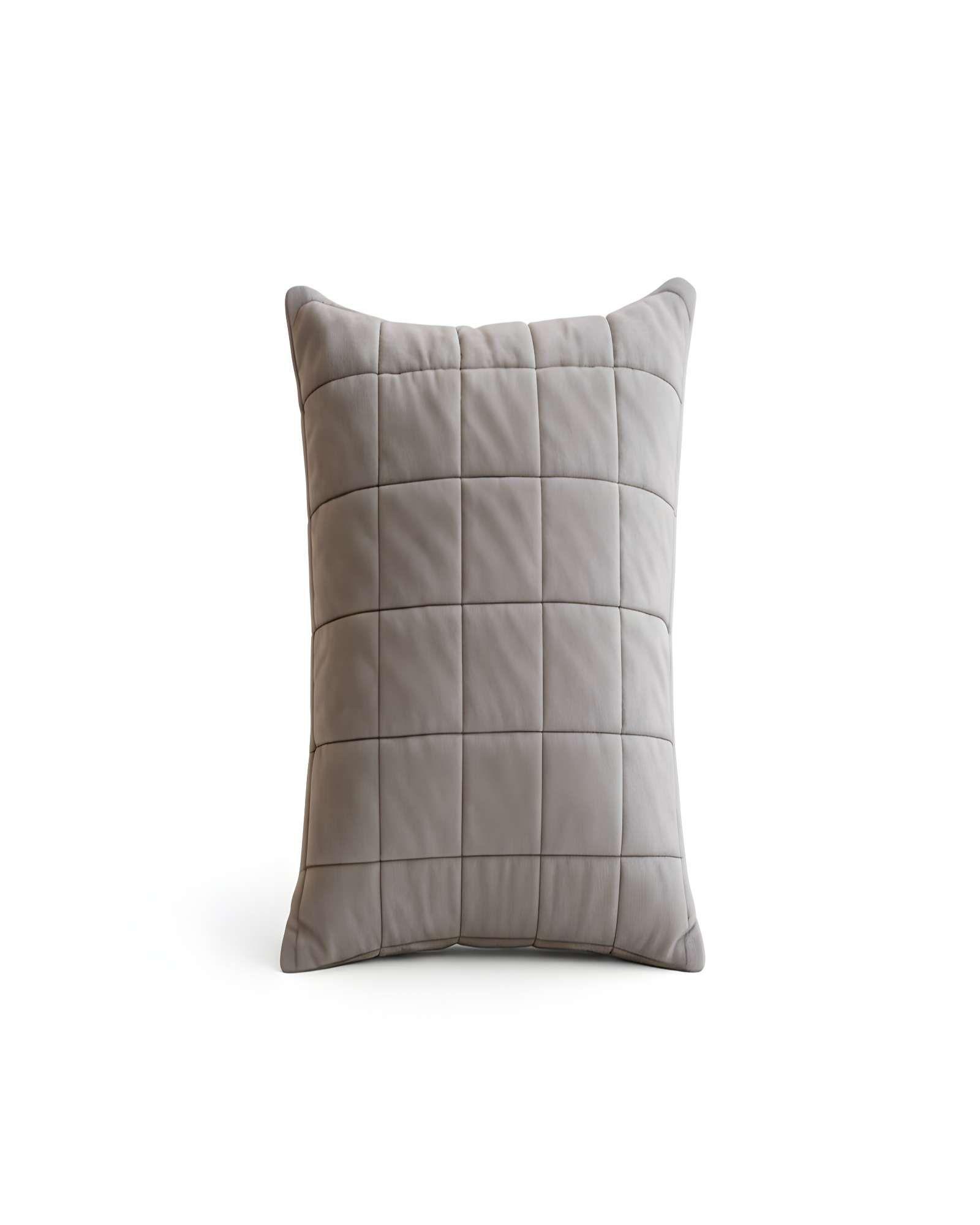 SET DE 4 FUNDAS DE COJIN TERCIOPELO GRID 45X45 GRIS-1