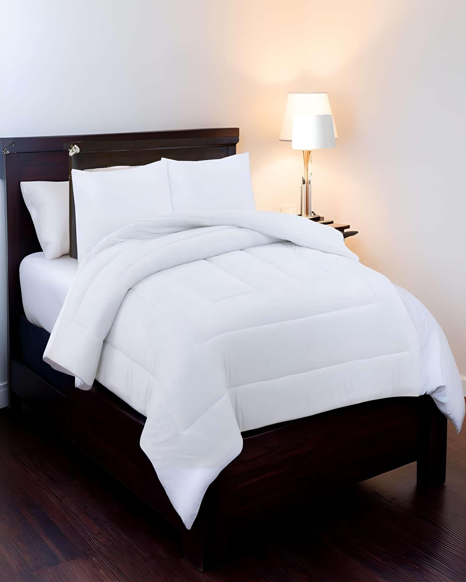 COBERTOR CON CHIPORRO 2 PLAZAS 230X250CM BLANCO B9-2