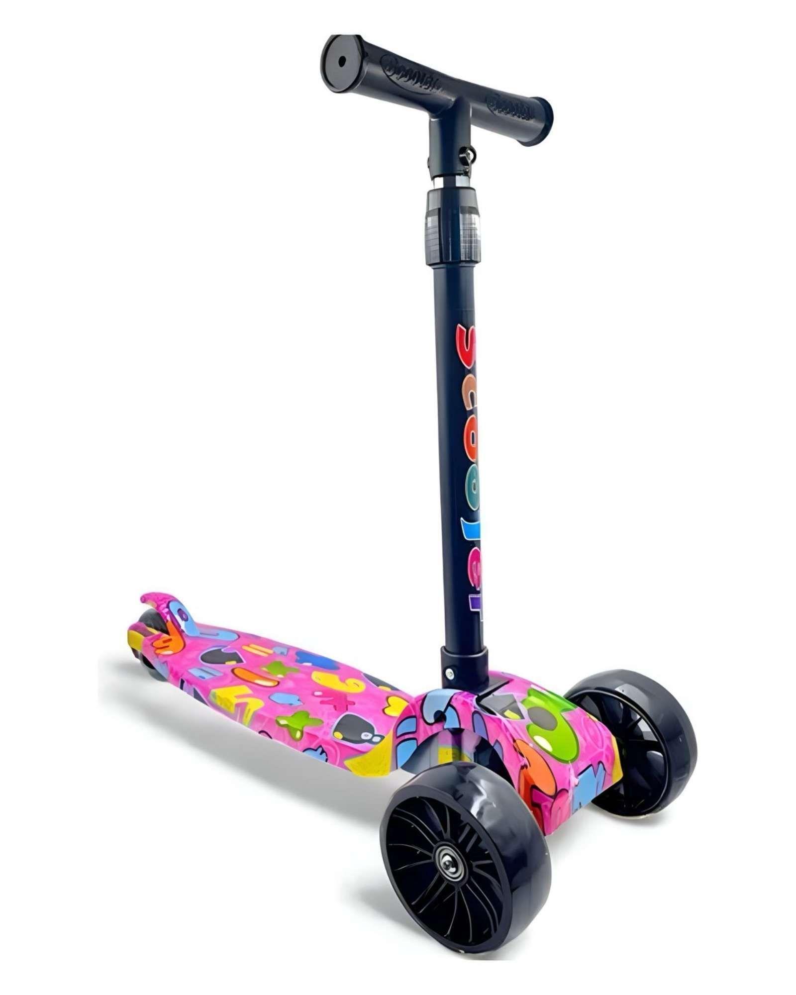 Scooter Infantil de 3 Ruedas con Luces LED multicolor 05-0
