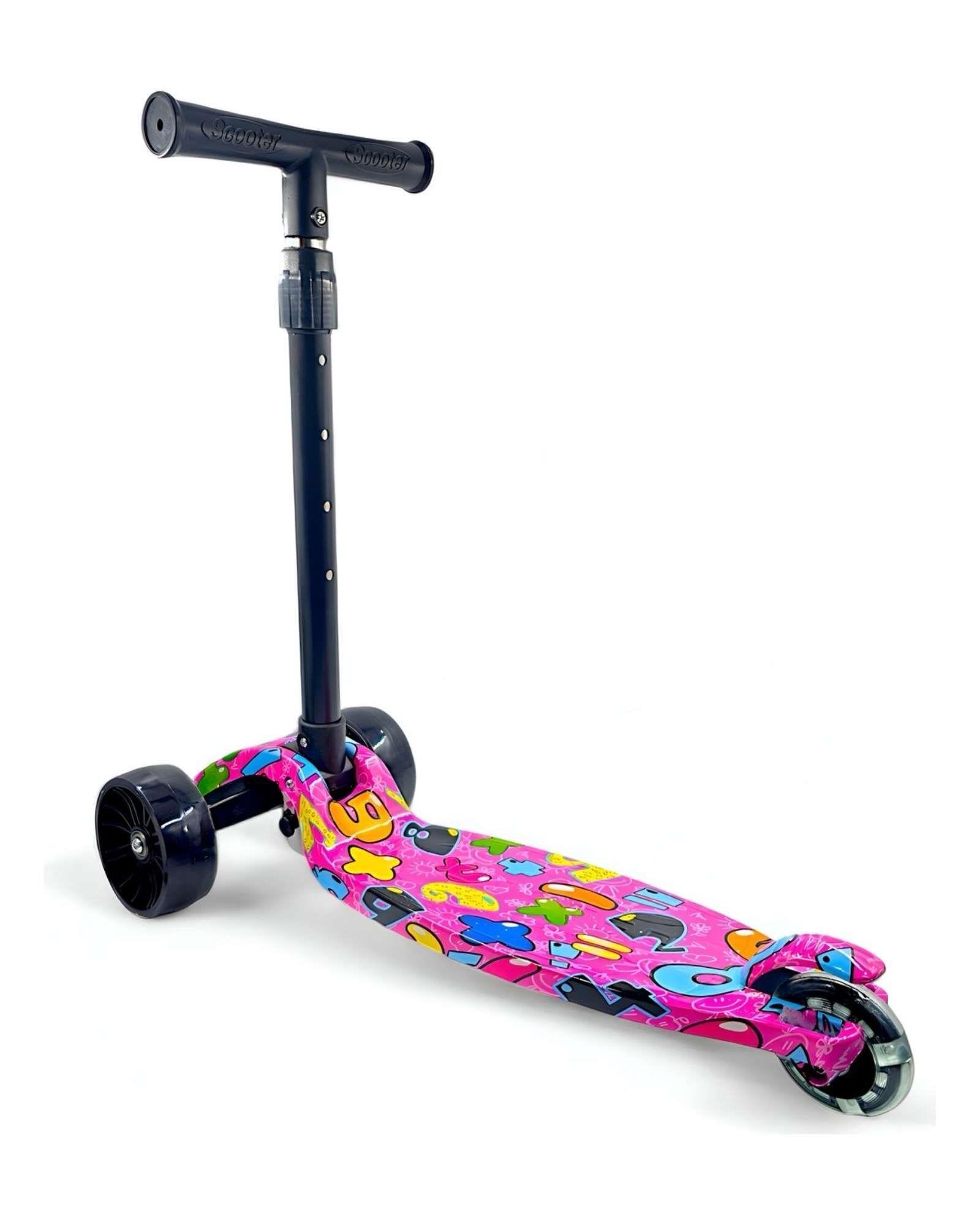 Scooter Infantil de 3 Ruedas con Luces LED multicolor 05-2