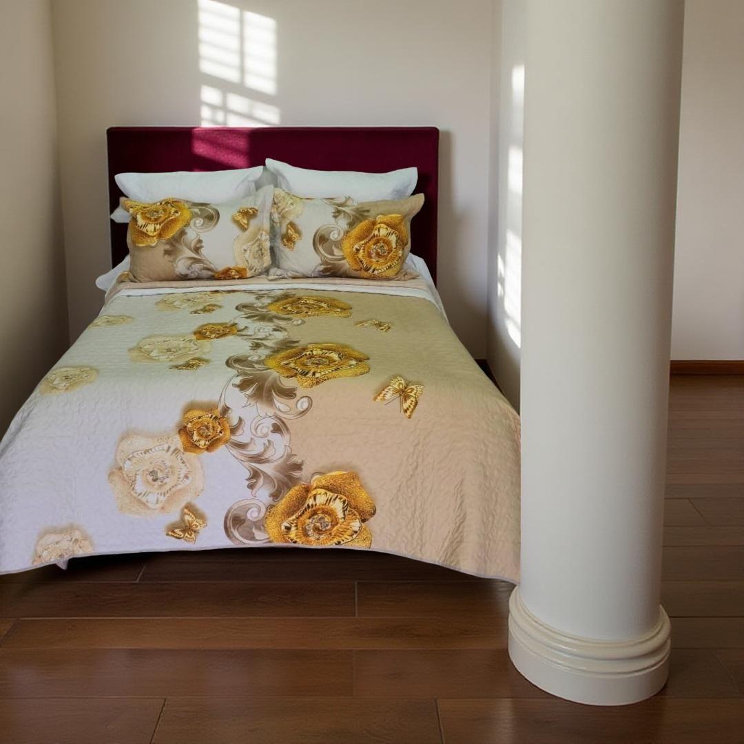 CUBRECAMA CON DISEÑOS ÚNICOS KING 250 X 270 CM P06-2