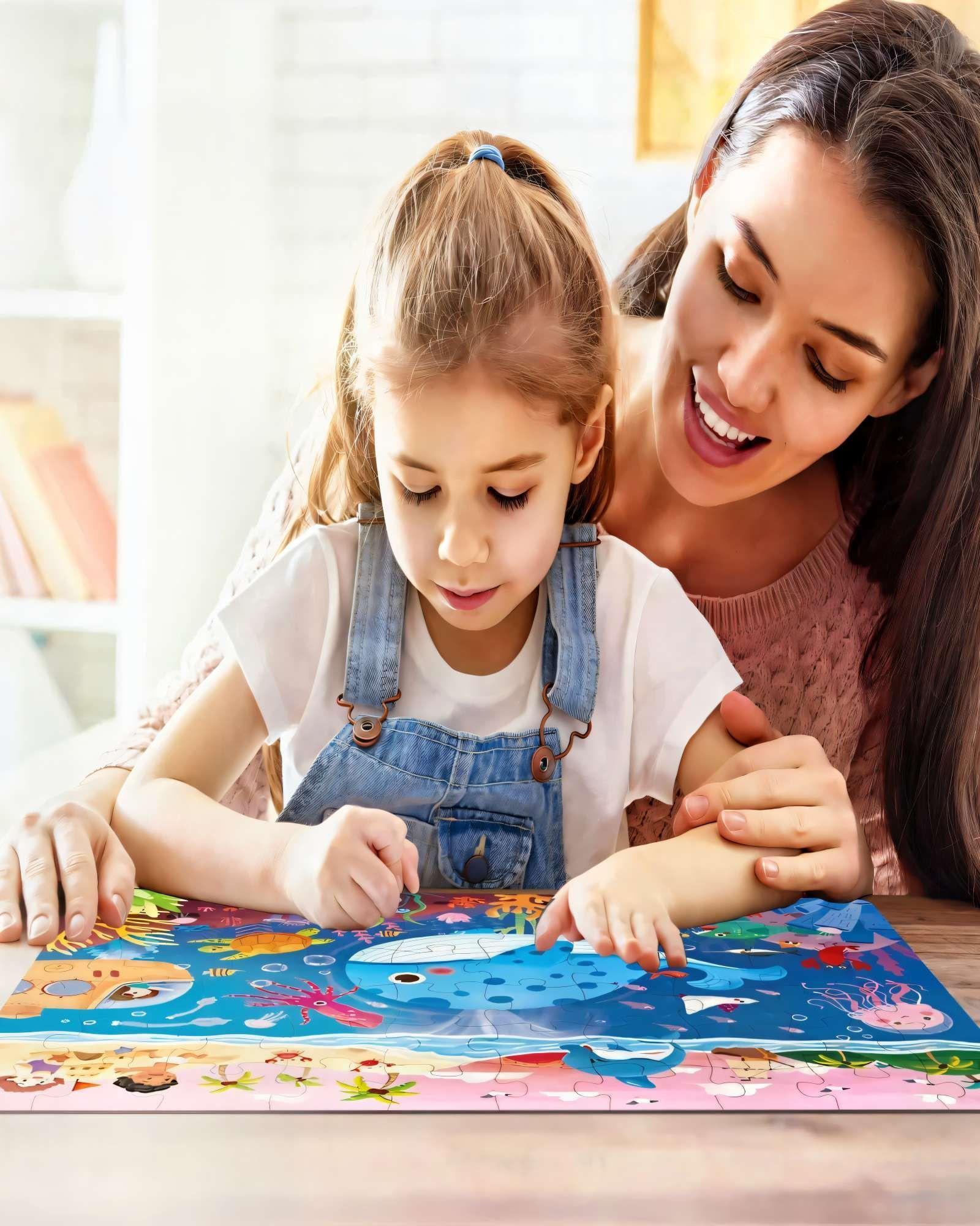 Puzzle para niños de 60 Piezas Submarino 44cm x 31cm-2