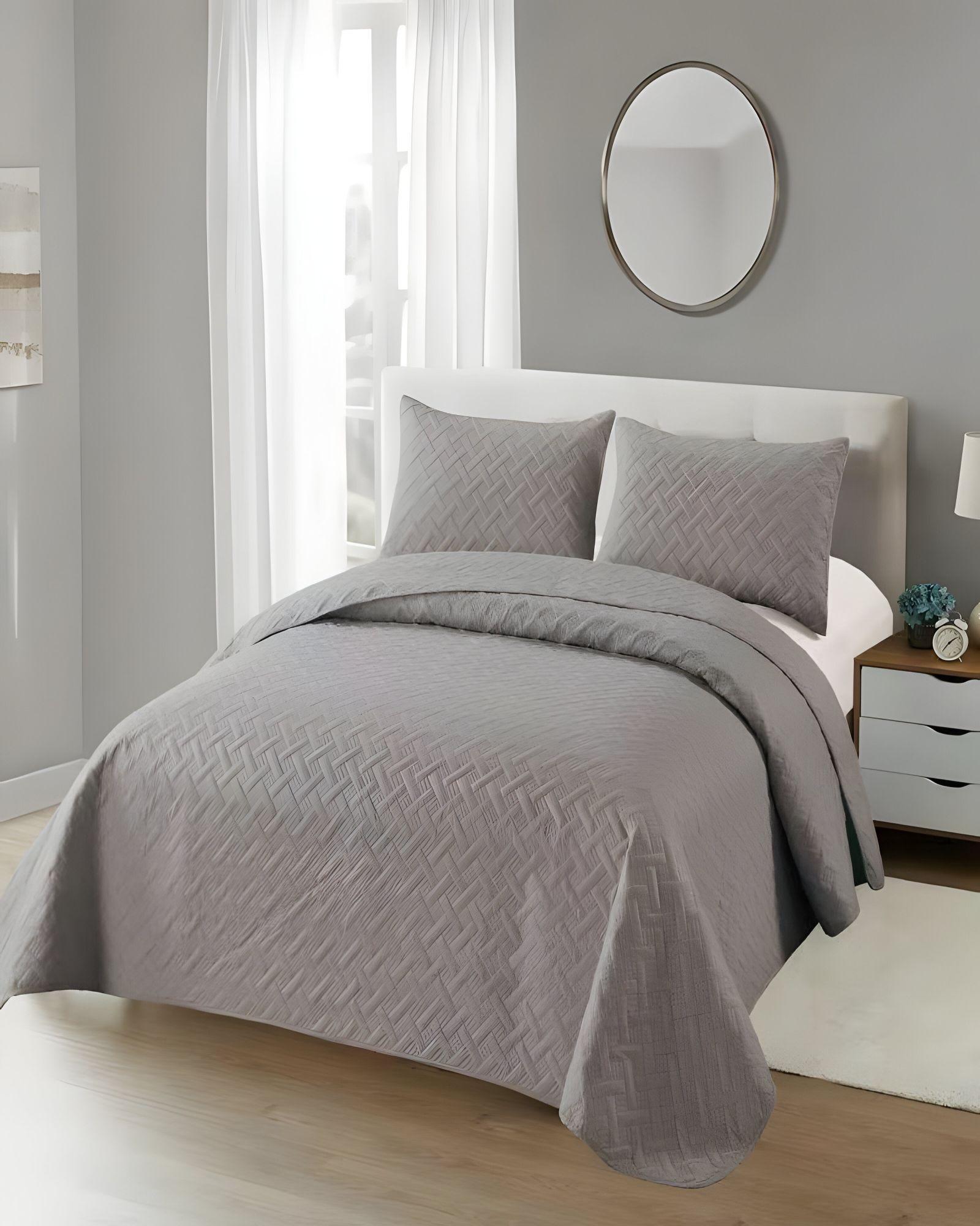 CUBRECAMA QUIT DE VERANO UNICOLOR PLAZA Y MEDIA A2-2