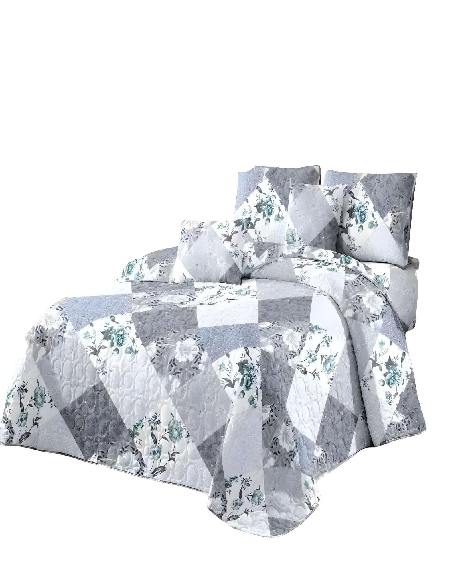 CUBRECAMA QUILT DE VERANO KING MULTICOLOR 05-1