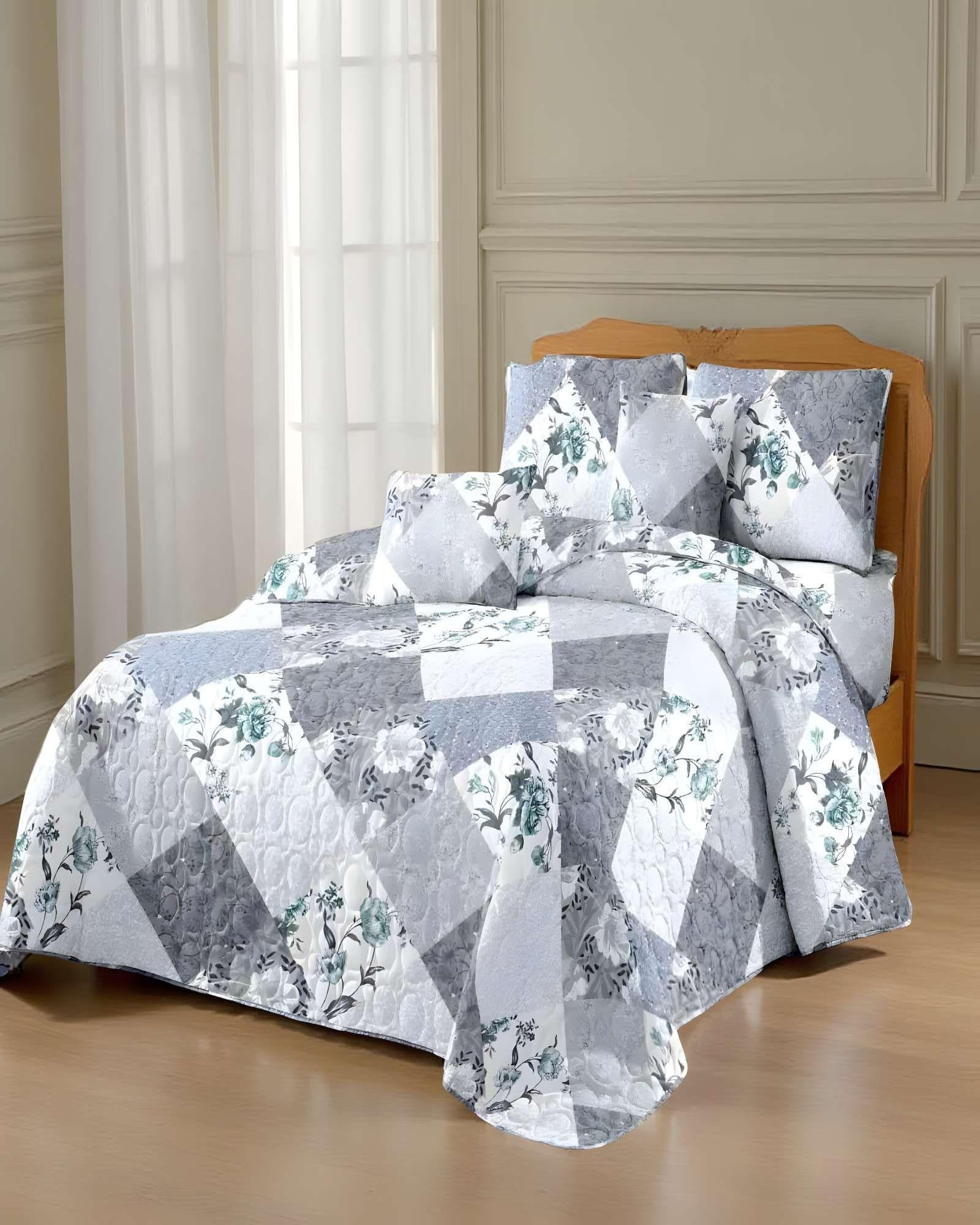 CUBRECAMA QUILT DE VERANO KING MULTICOLOR 05-3